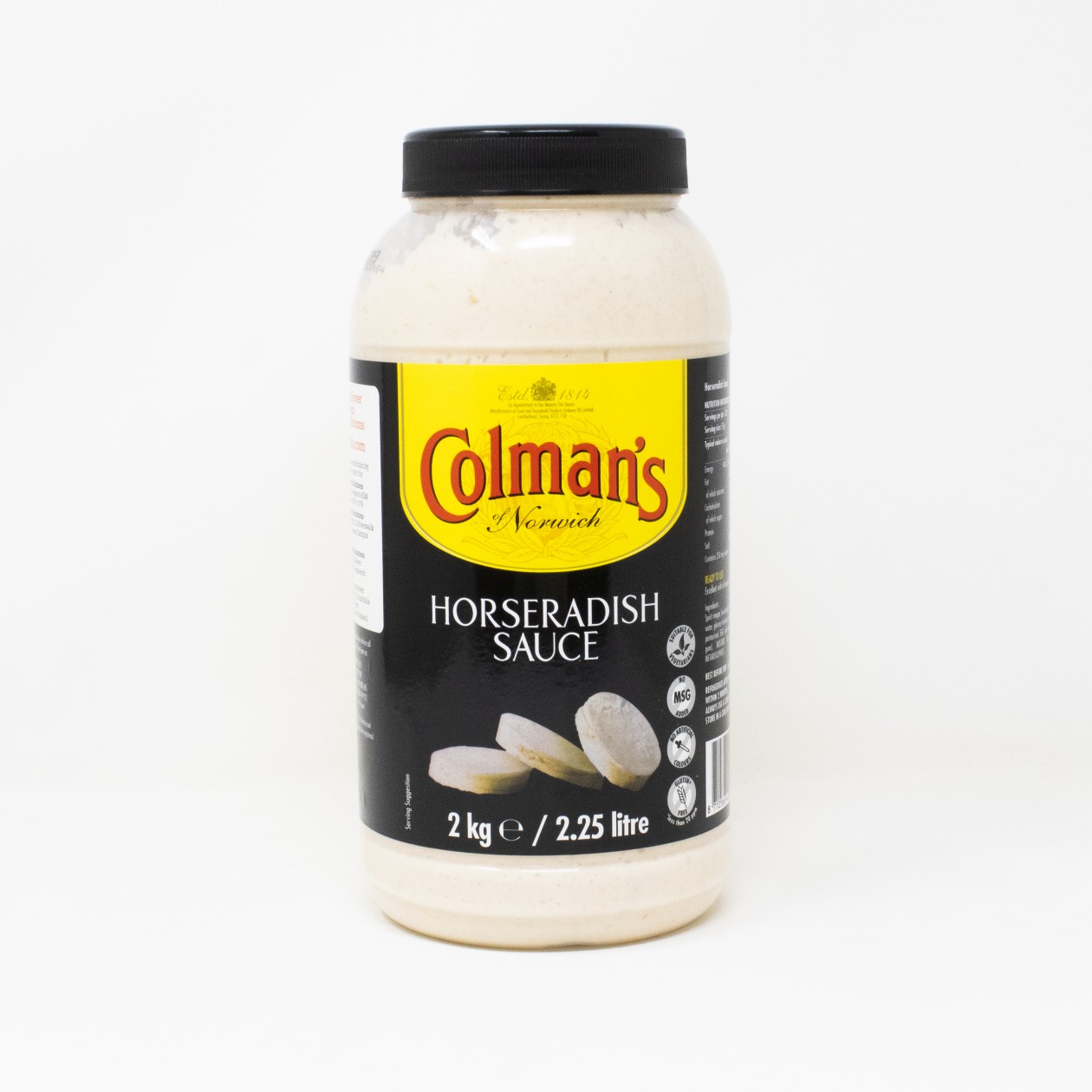 Colman's Horseradish Sauce 2kg Colman's Horseradish Sauce 2kg
