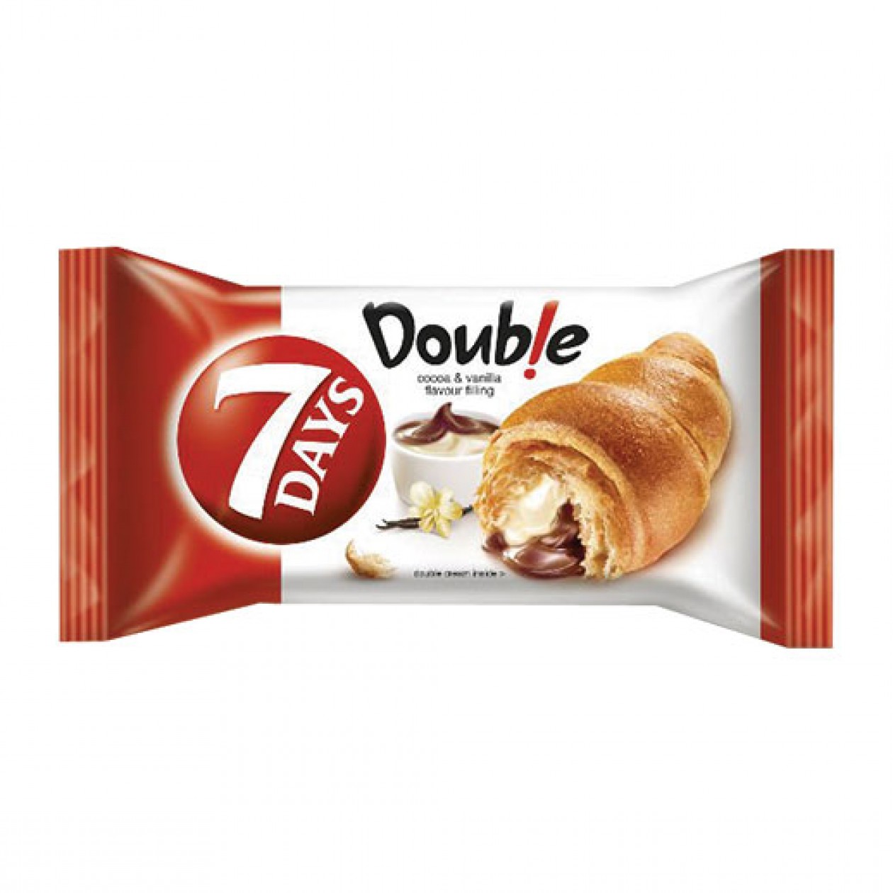 7 Days 80gx20 Double Cocoa-Vanilla Croissant 7 Days 80gx20 Double Cocoa-Vanilla Croissant
