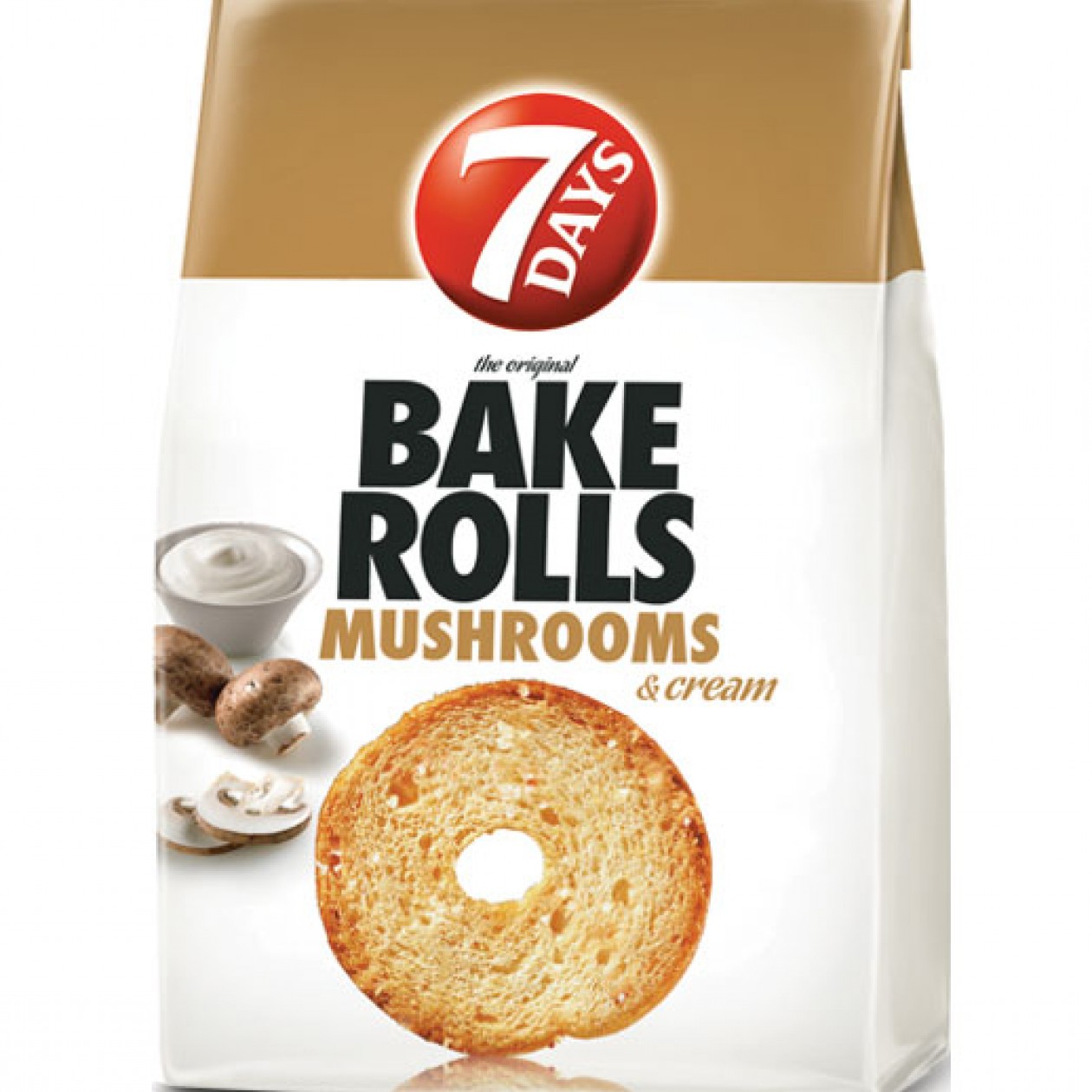 7 Days 80gx12 Bake Rolls Mushroom & Cream 7 Days 80gx12 Bake Rolls Mushroom & Cream