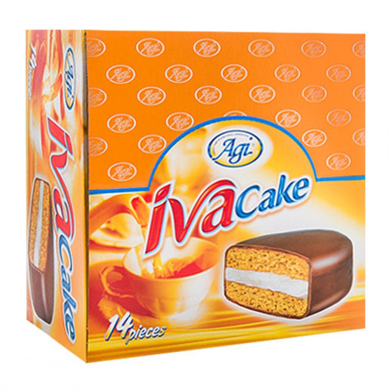 Agi Napoleon Iva Cake 14x80g Agi Napoleon Iva Cake 14x80g