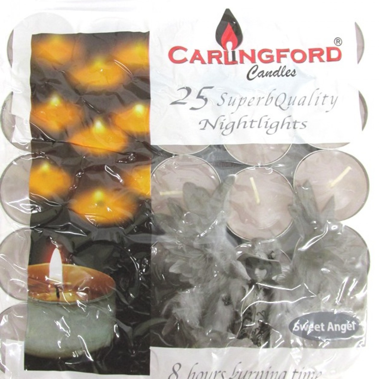 Carlingford Scented Nightlights Sweet Angel 25pk Carlingford Scented Nightlights Sweet Angel 25pk