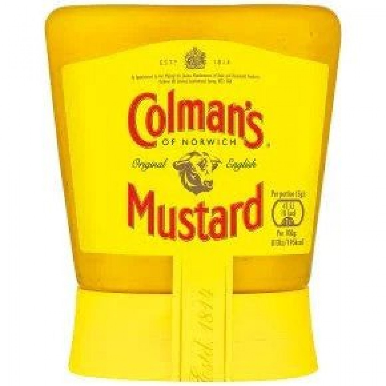 Colmans Original English Mustard Squeezy Tube 50g Colmans Original English Mustard Squeezy Tube 50g
