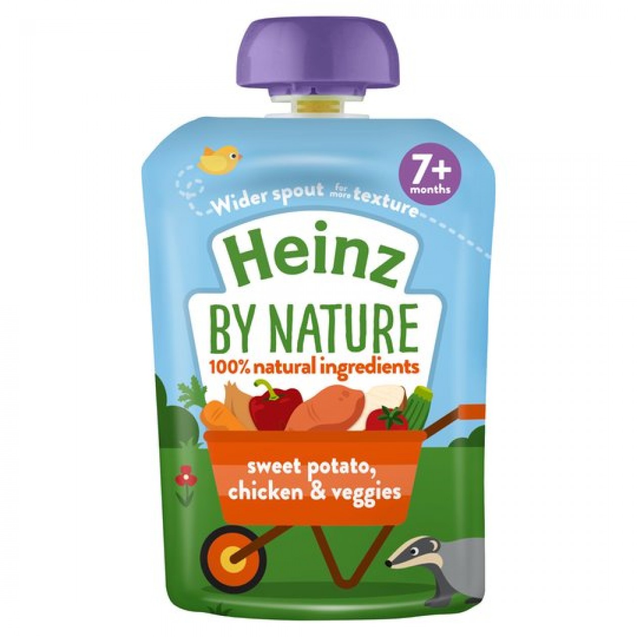 Heinz Sweet Potato, Chicken & Veggies Stage 2, 5x 130G Heinz Sweet Potato, Chicken & Veggies Stage 2, 5x 130G