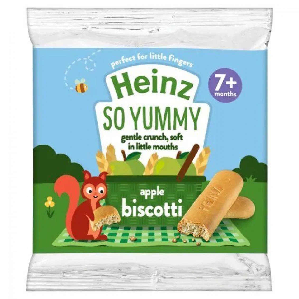 Heinz Apple Biscotti Stage 2, 6x 60G Heinz Apple Biscotti Stage 2, 6x 60G
