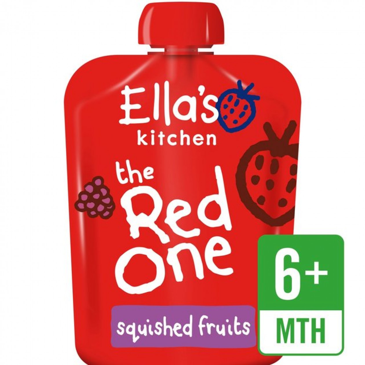Ella's Kitchen The Red One Smoothie Fruits 12x90 G Ella's Kitchen The Red One Smoothie Fruits 12x90 G