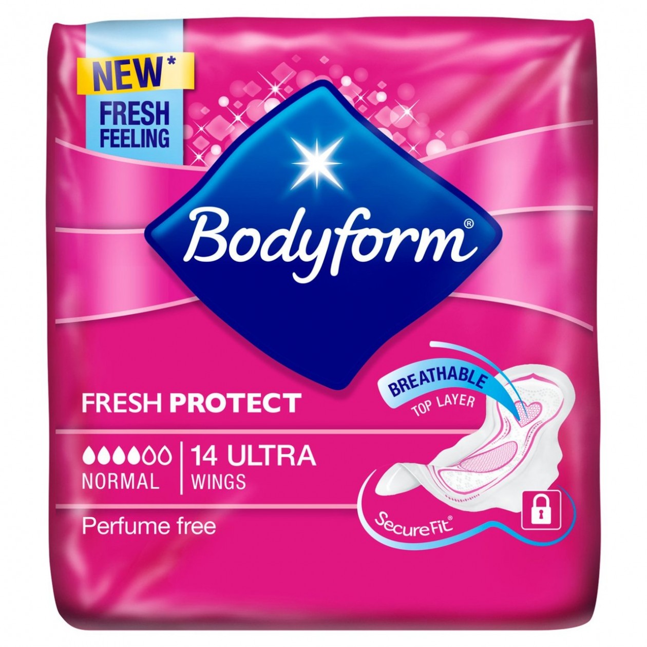 Bodyform Ultra Normal Wing 12X14 Bodyform Ultra Normal Wing 12X14