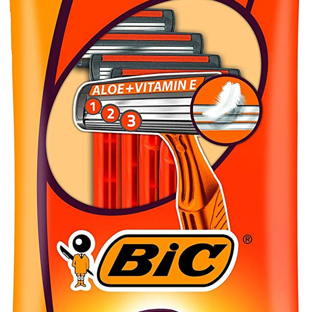 Bic 3 Sensitive Men's Razors 4 Bic 3 Sensitive Men's Razors 4