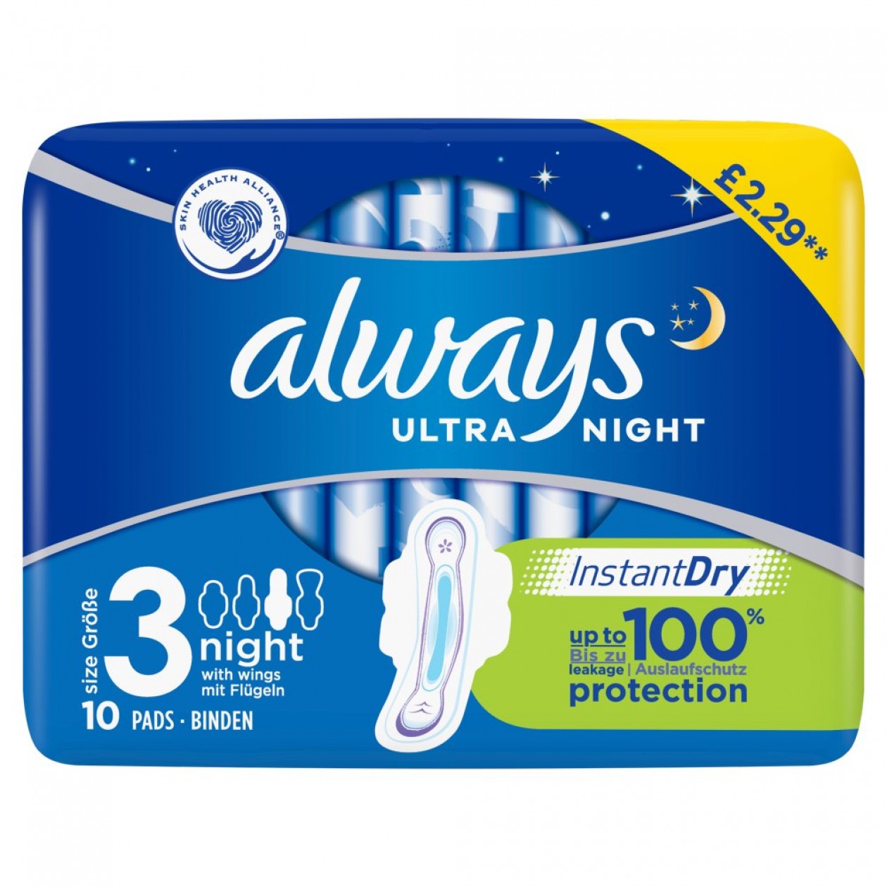 Always Ultra Night Size 3 4x10 Always Ultra Night Size 3 4x10