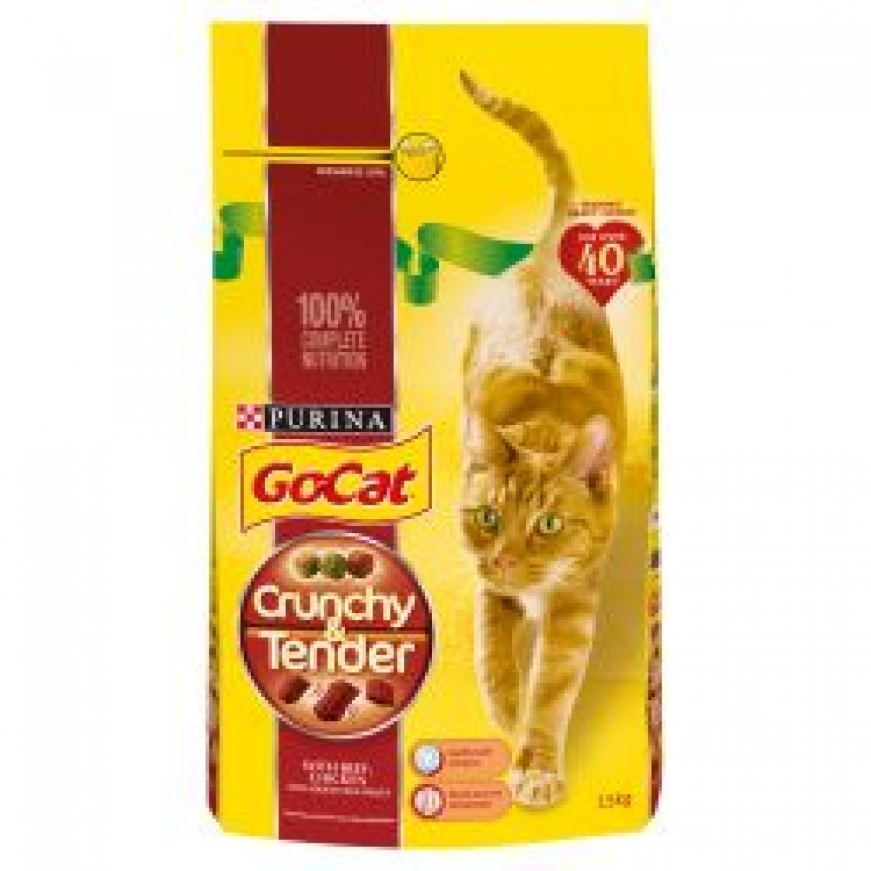 Go Cat Crunchy & Tender Beef & Chicken, 1.5kg Go Cat Crunchy & Tender Beef & Chicken, 1.5kg
