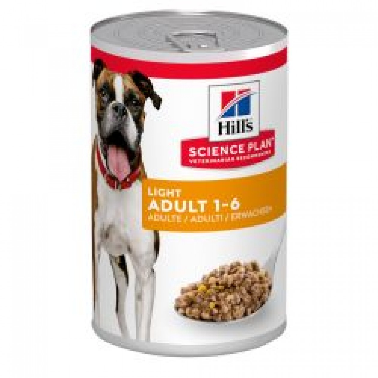 Hill's Science Plan Adult Light Wet Dog Food Chicken Flavour, 12x370g Hill's Science Plan Adult Light Wet Dog Food Chicken Flavour, 12x370g