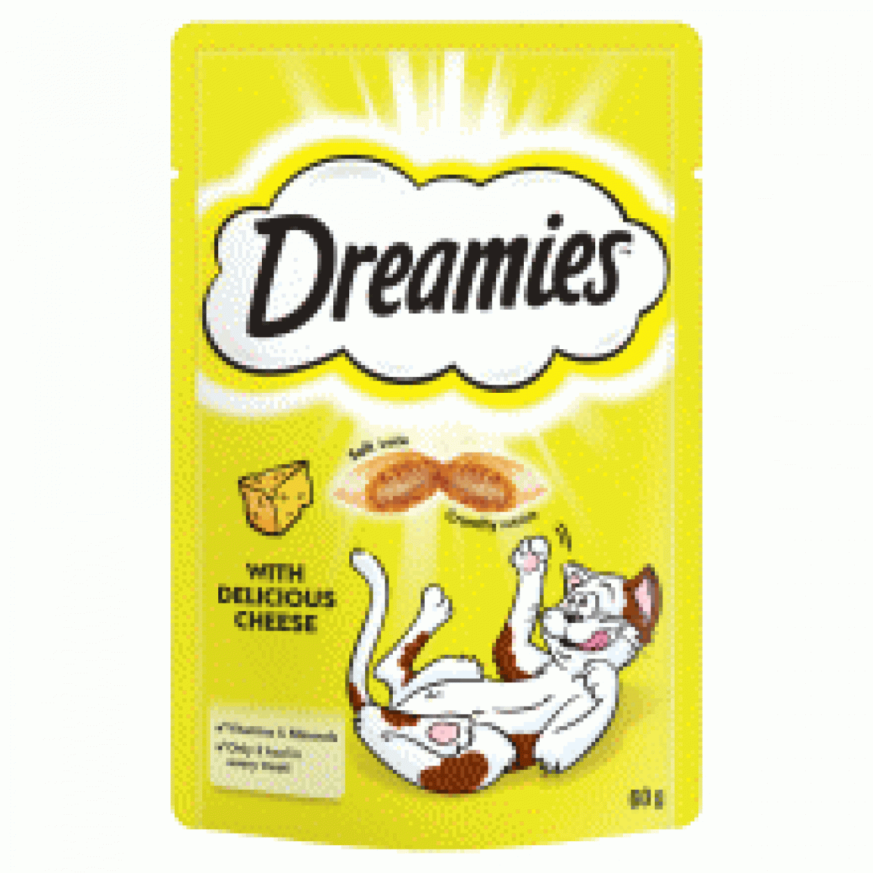 Dreamies Cat Treats with Cheese 8x60g, Dreamies Cat Treats with Cheese 8x60g,