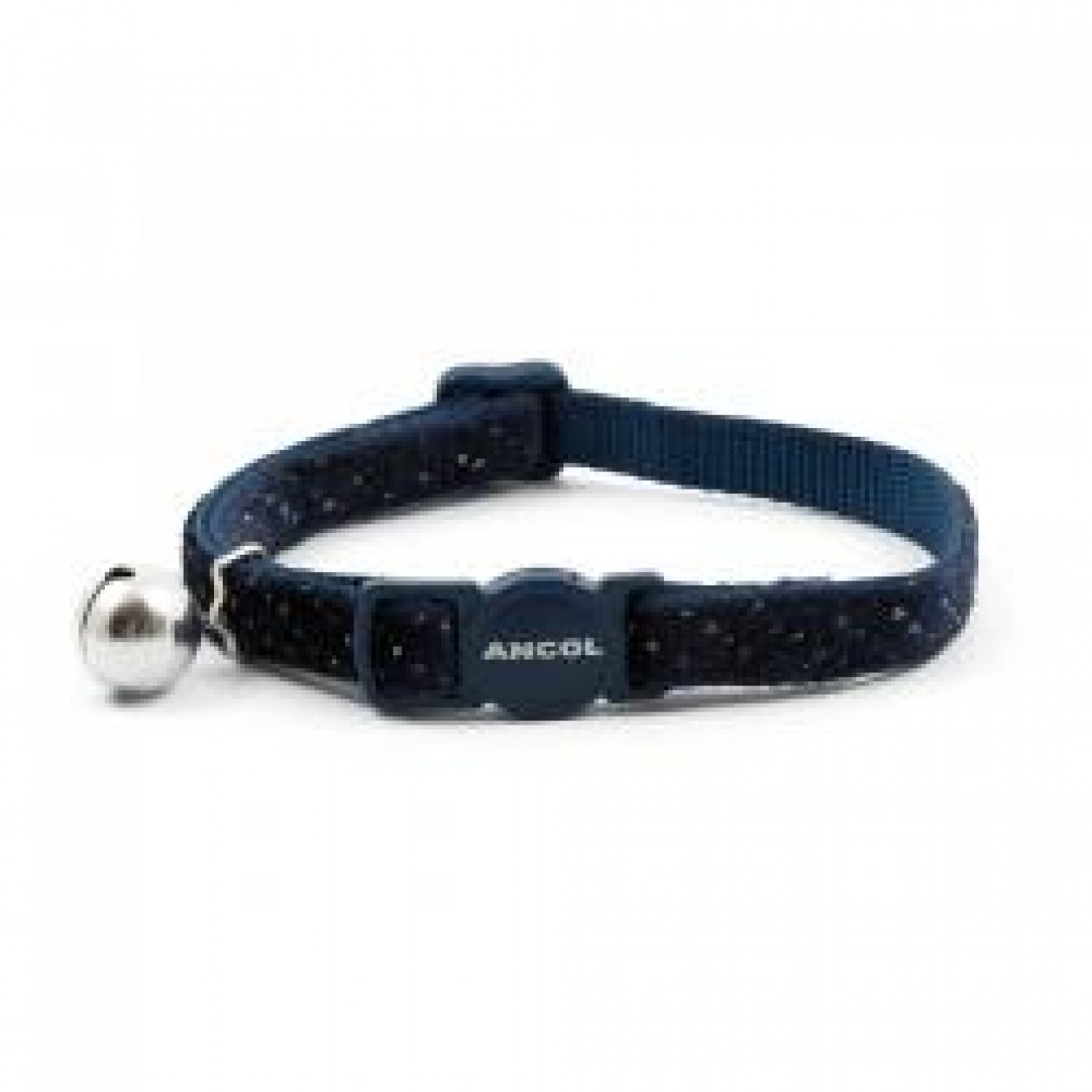 Ancol Collar Cat Velvet Navy Sparkle, 20-30cm Ancol Collar Cat Velvet Navy Sparkle, 20-30cm