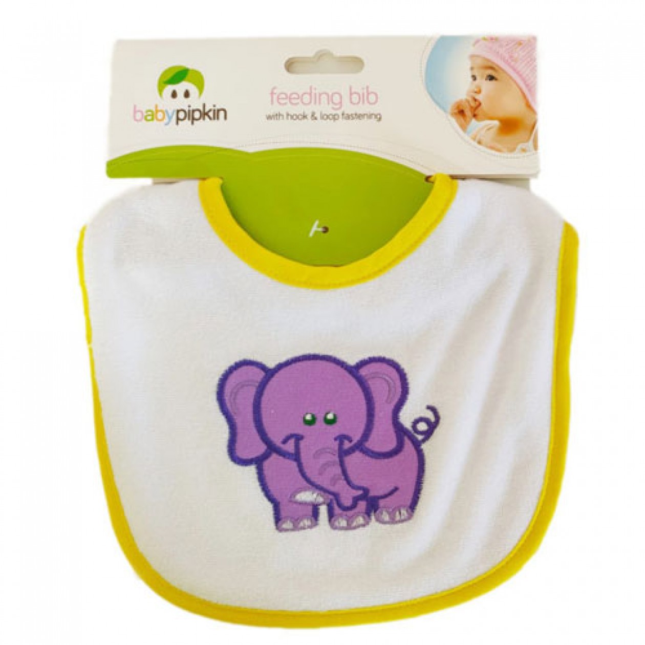 Baby Pipkin Single Baby Bibs with Velcro Fastening Baby Pipkin Single Baby Bibs with Velcro Fastening