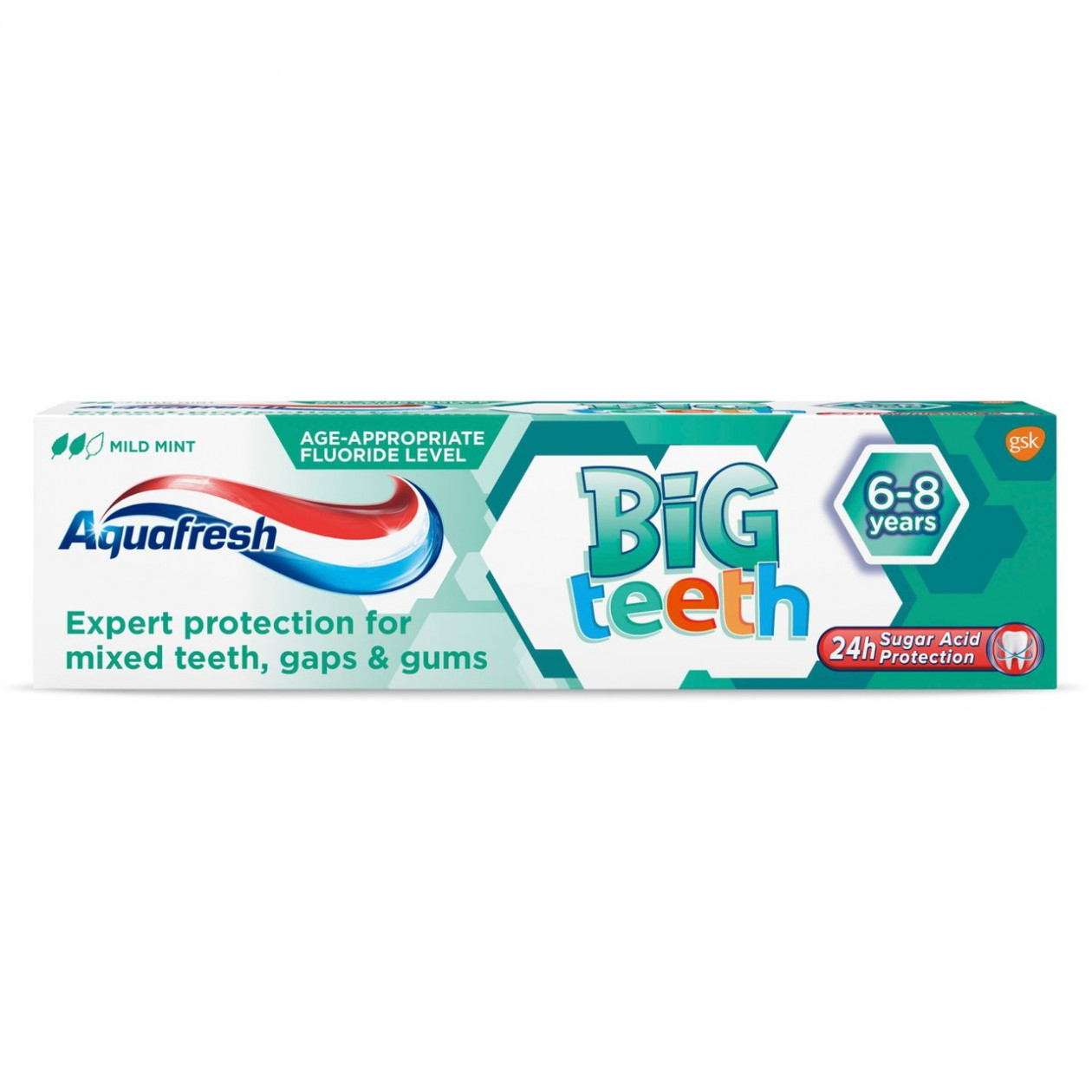Aquafresh Big Teeth 6-8 Years Kids Toothpaste 50ml Aquafresh Big Teeth 6-8 Years Kids Toothpaste 50ml