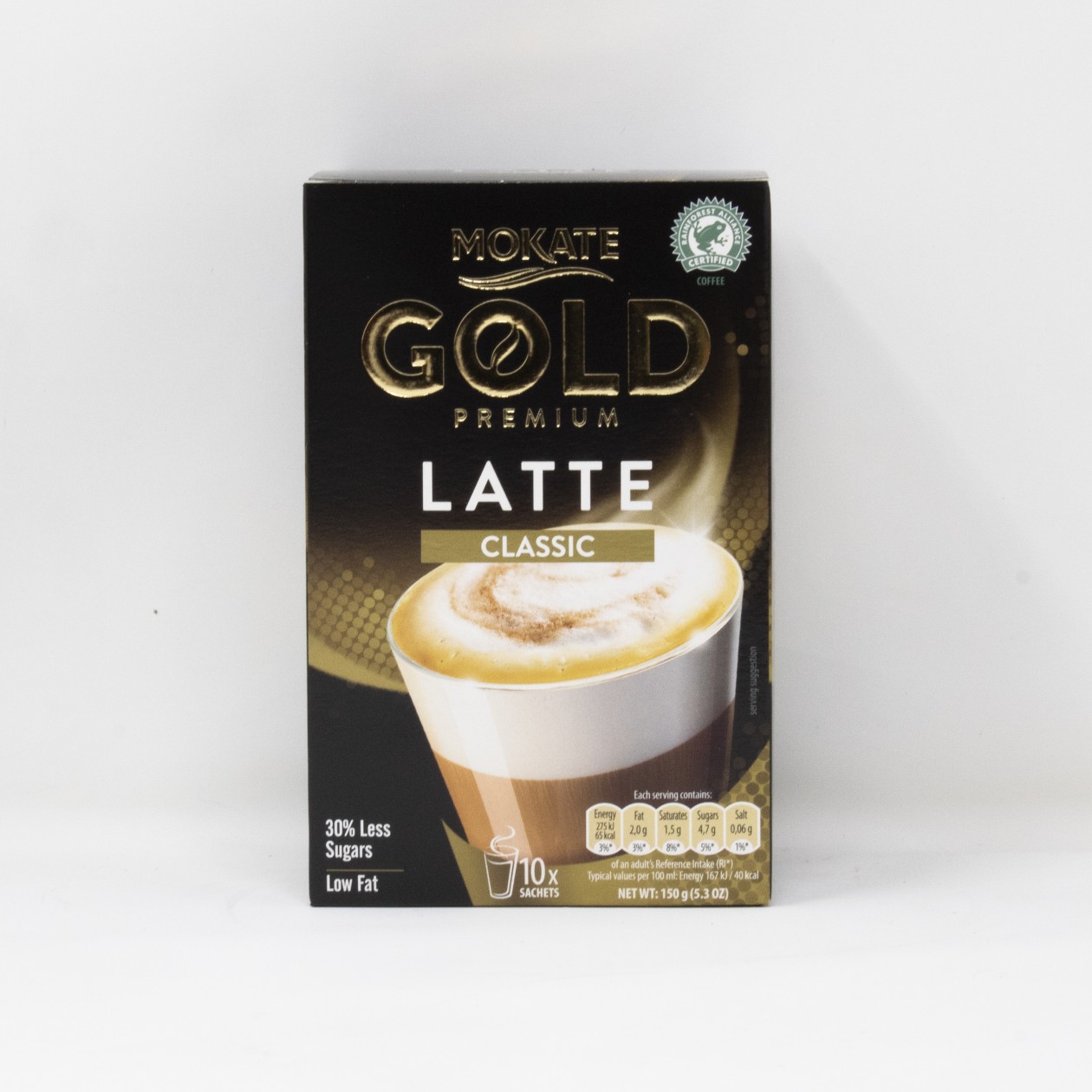 Mokate Gold Premium Latte Classic Sachets 10 Pack