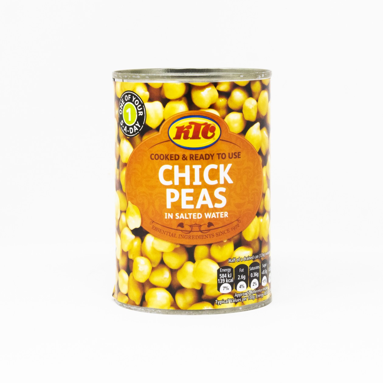 KTC Chick Peas In Salted Water 400g