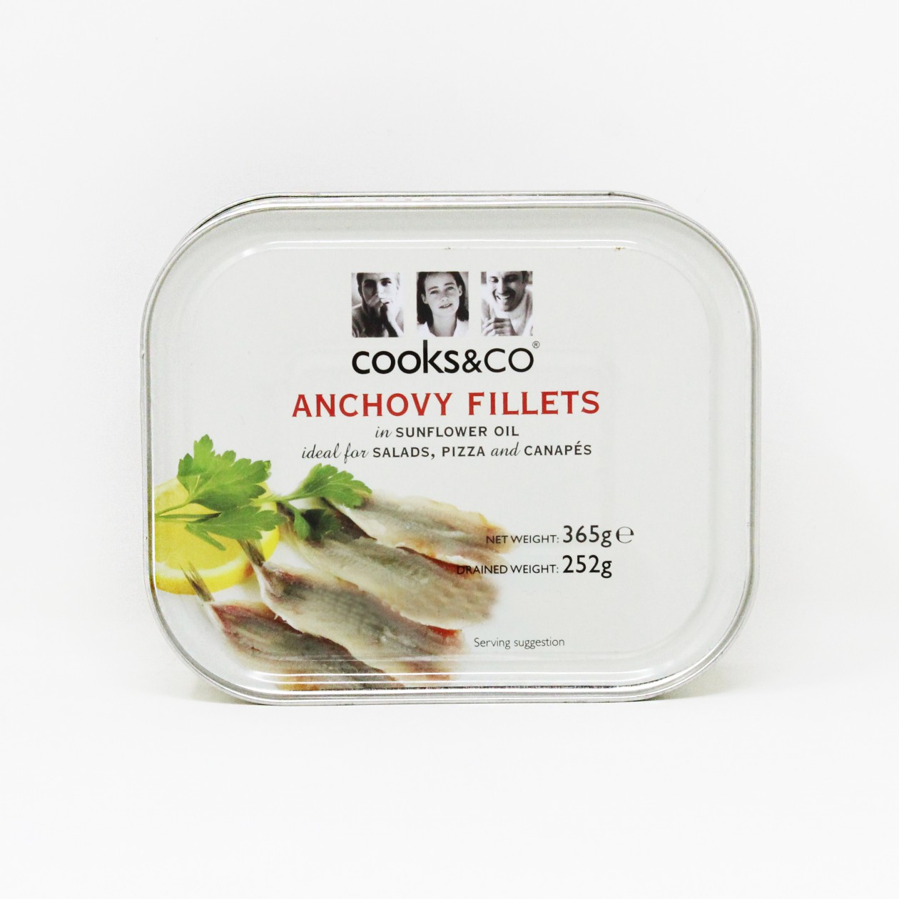 Cooks & Co Anchovy Fillet In Sun Sunflower 365g