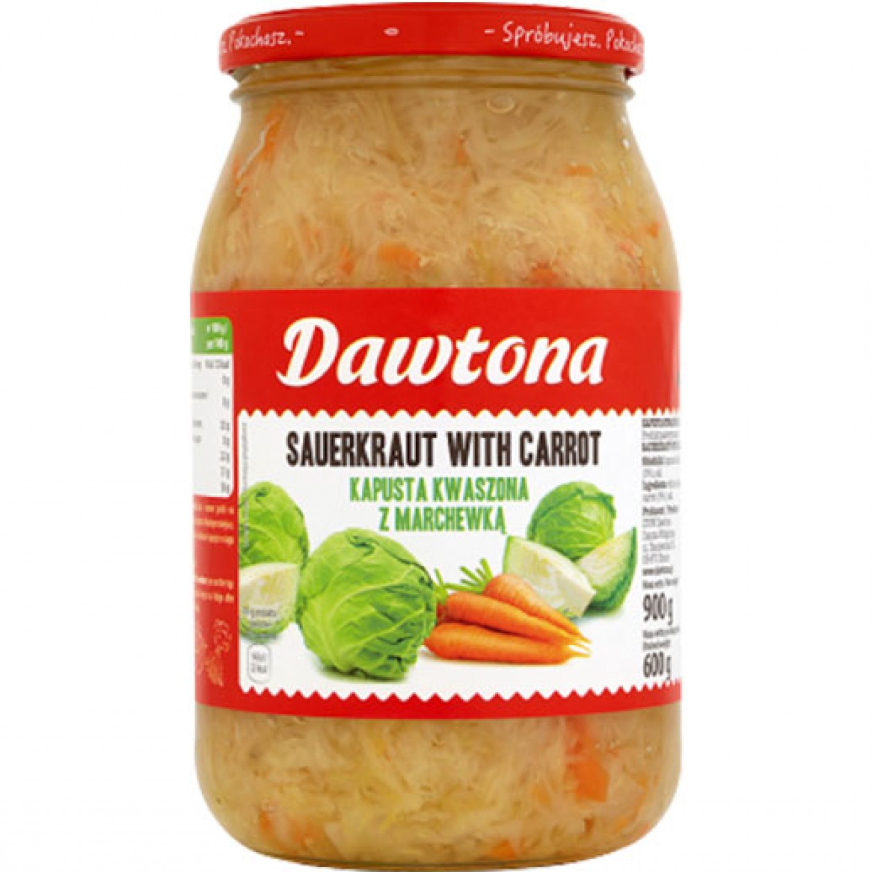 Dawtona Kapusta Marchewka (Sauerkraut-Carrot) 6x900g
