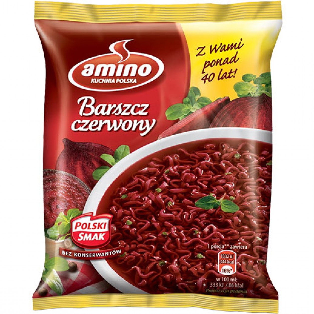 Amino Beetroot Soup (Barszcz Czerwony) 22x66g