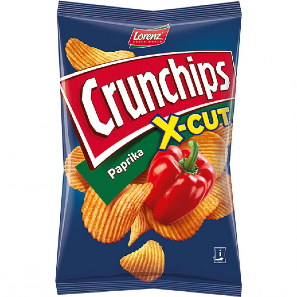 Crisps Crunchips X-Cut Paprika 10x150g