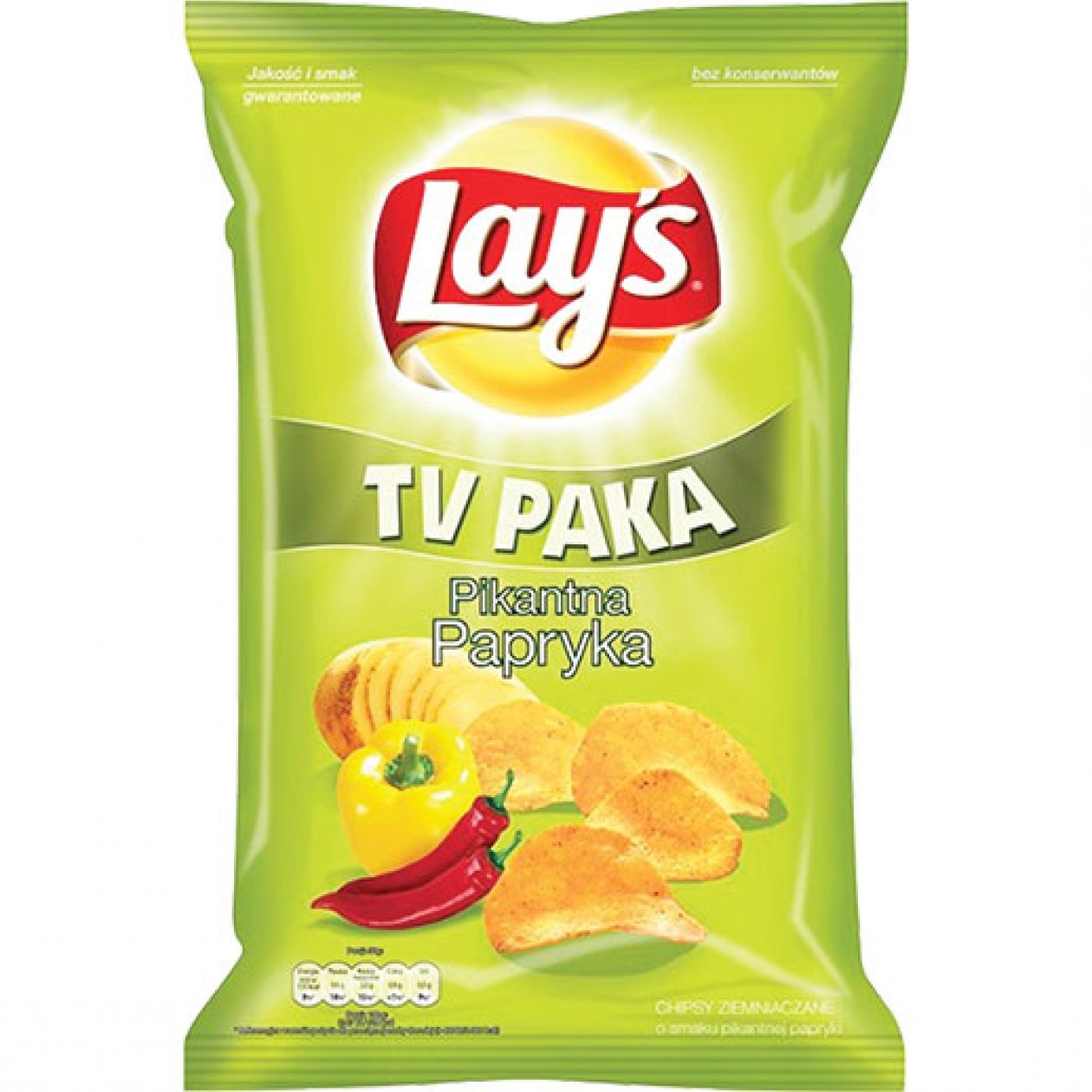 Lays Paprica Hot (Pikantna Papryka) (Green)20x150g(or 140g)