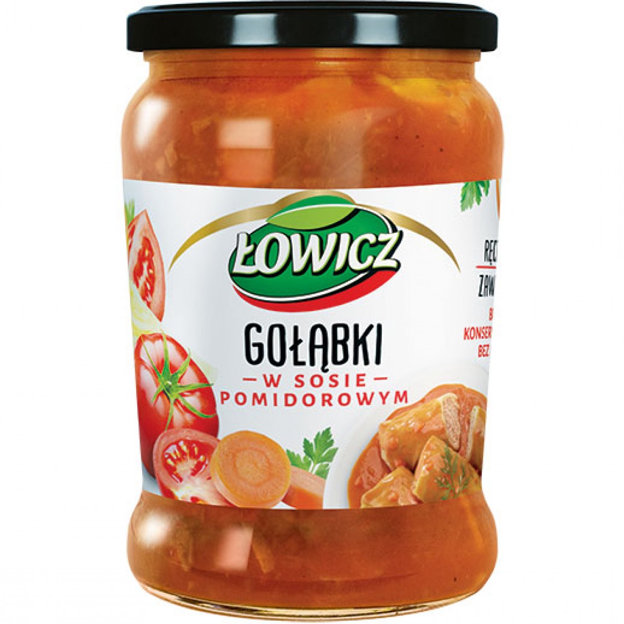 Lowicz Golobki Stuffed Cabbage In Tomato Sauce 8x580g