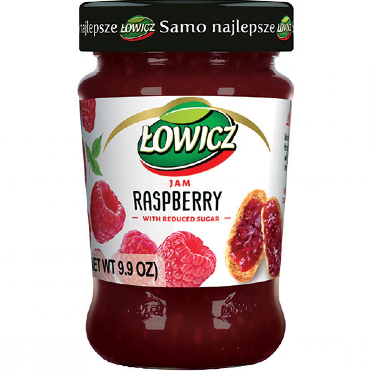 Lowicz Jam Raspberry (Malinowy) 8x280g