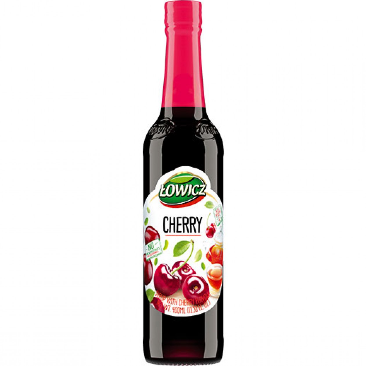Lowicz Syrup Cherry (Wisnia) 6x400ml
