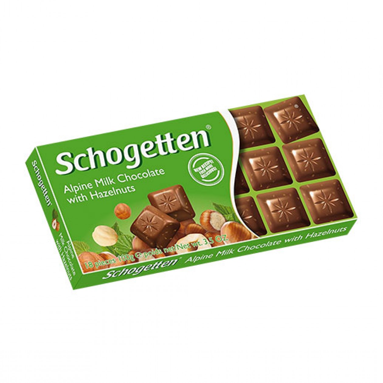 Schogetten Chocolate Alpine Milk with Hazelnut 15x100g