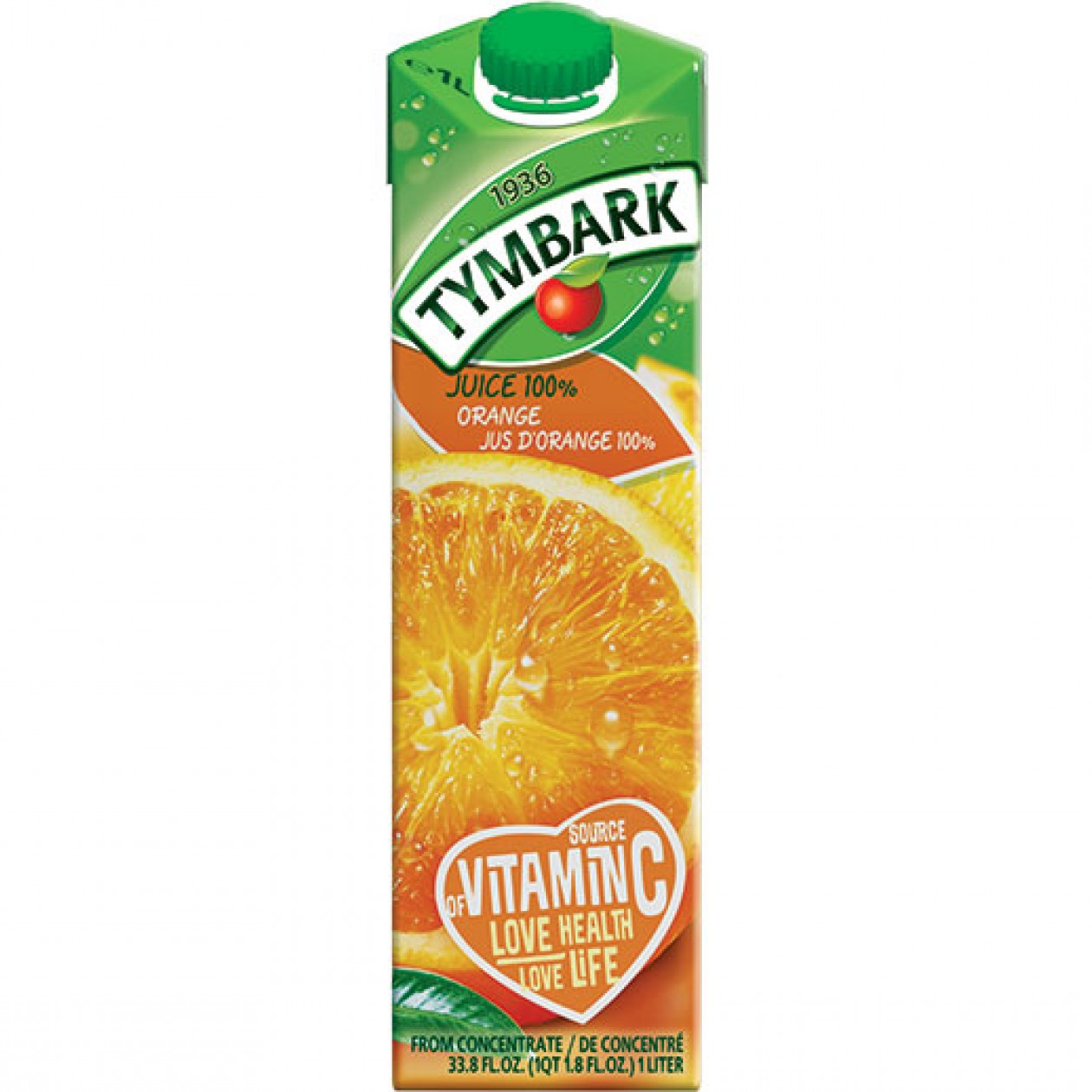 Tymbark 1L Orange Juice 100% (Pure)