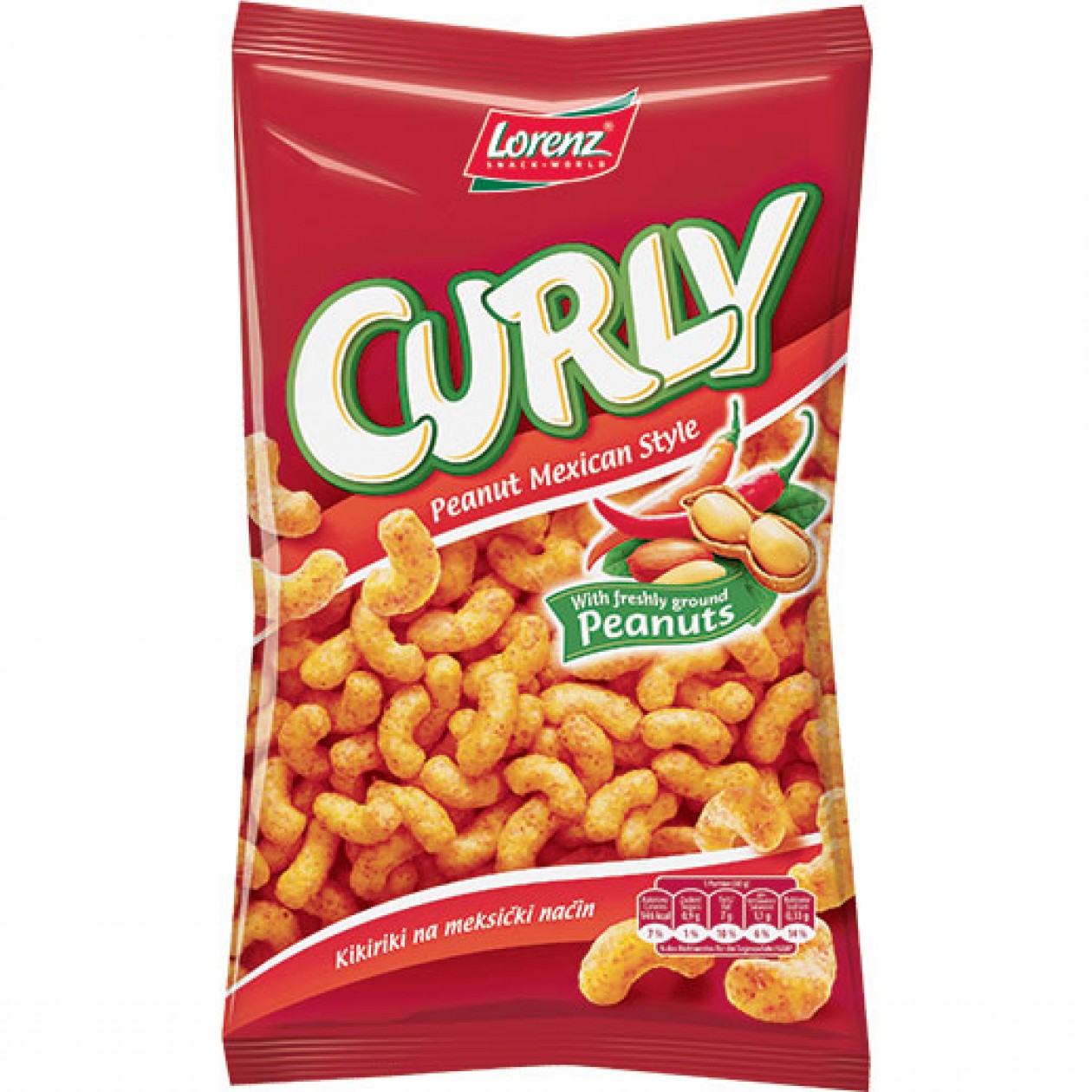 Crisps Curly Mexican Classic 12x150g