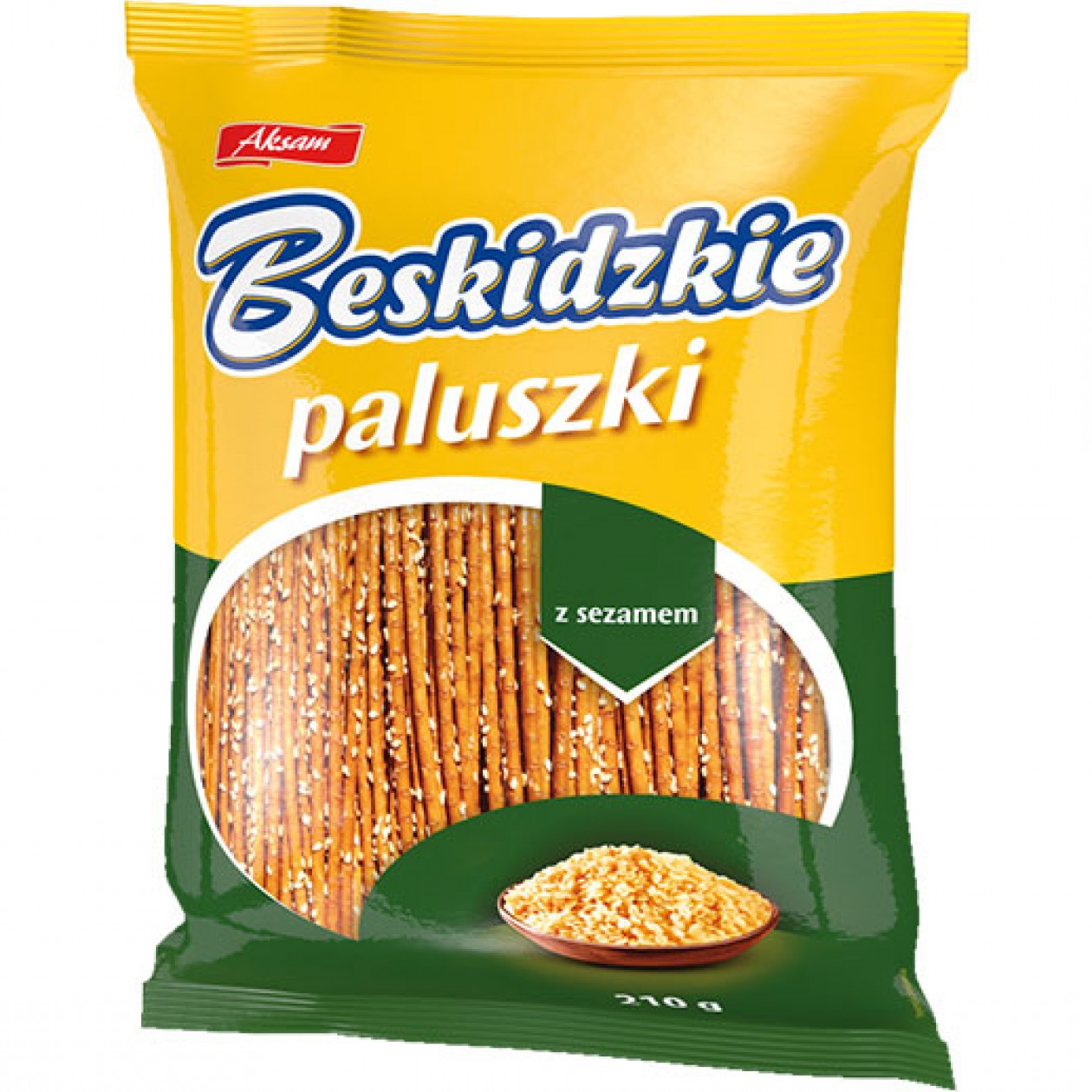 Aksam Beskidzkie Paluszki Sesame Stick (Sezam) 16x210g