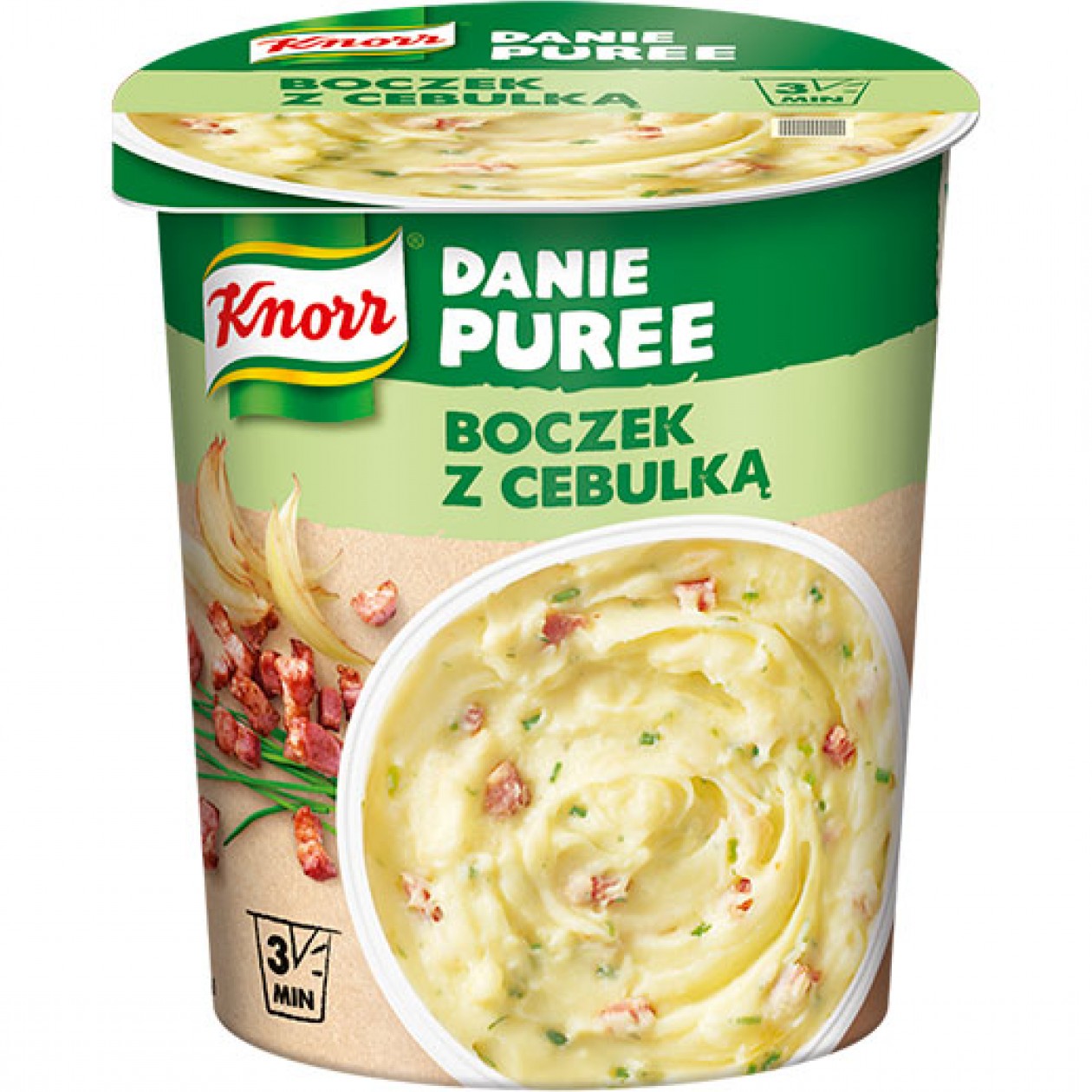 Knorr Pot Potato Puree With Bacon And Onion (Bekonem Cebulka) 8x57g