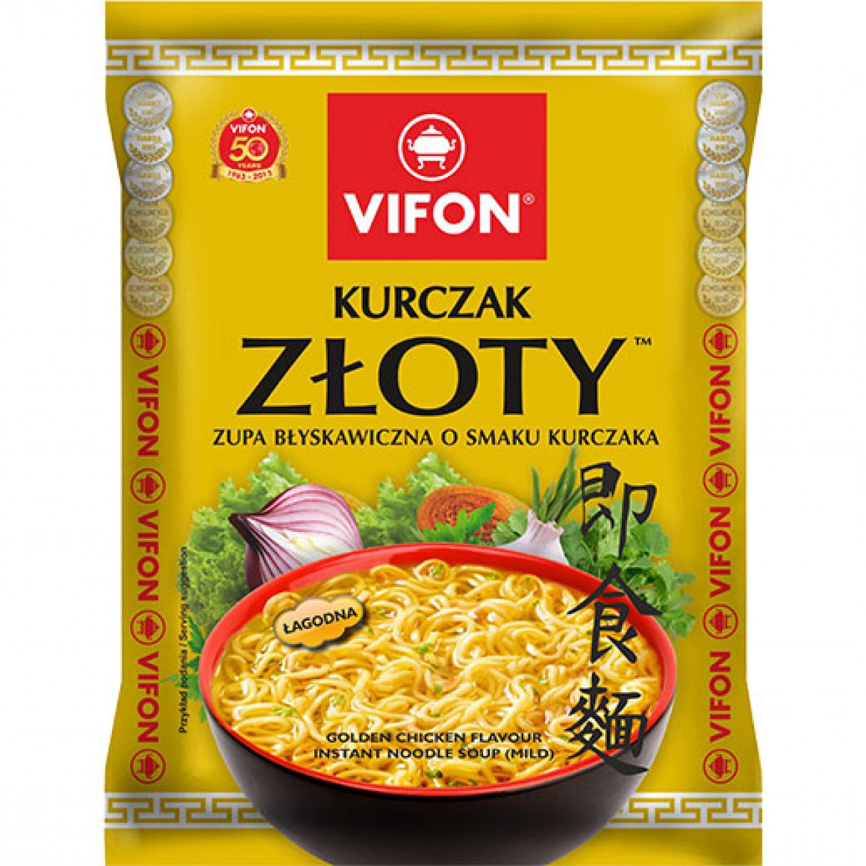Vifon Noodle Soup Golden Chicken (Zupa Kurczak Zloty) 24x70g (ND3040)