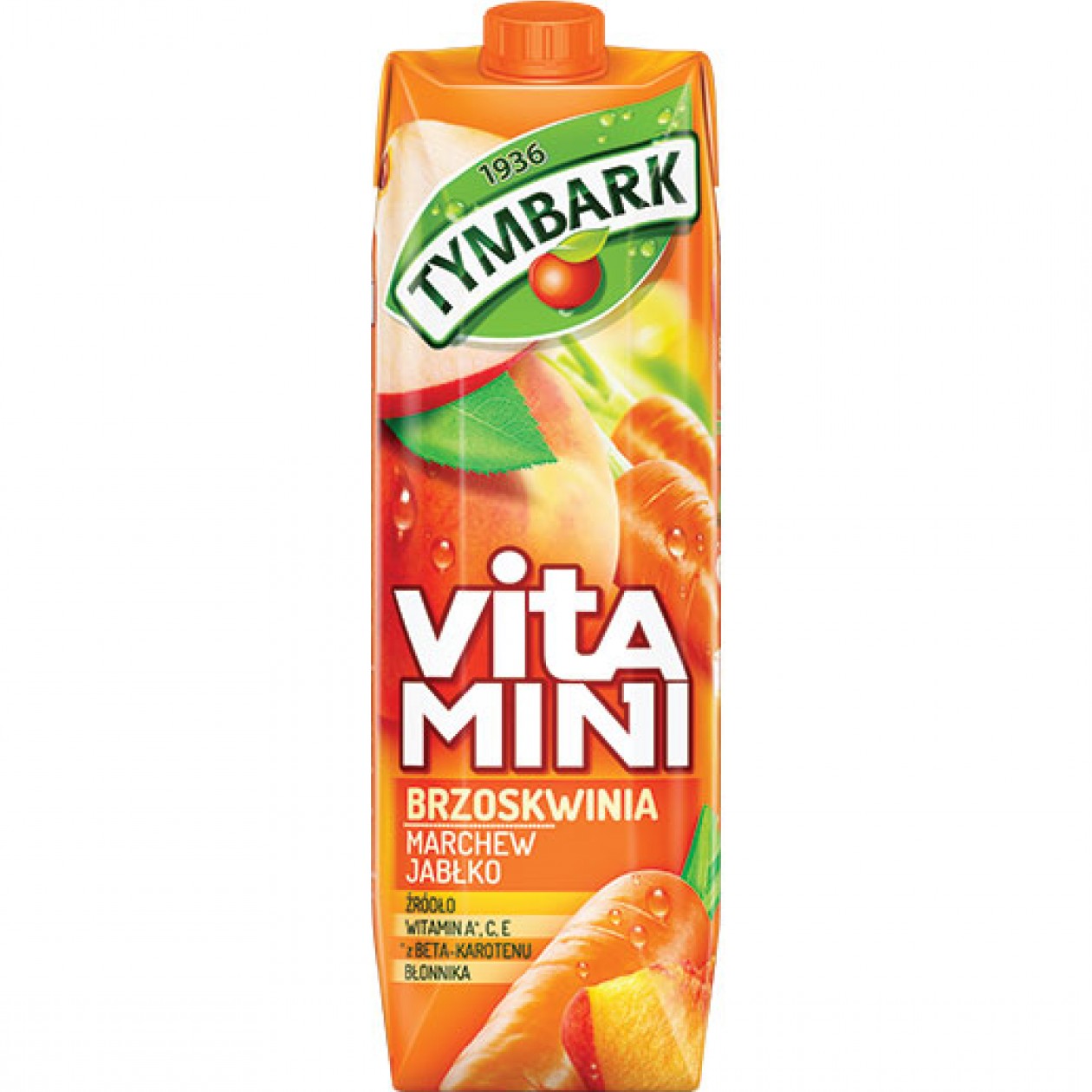 Tymbark 1L Vitamini Carrot-Peach-Apple