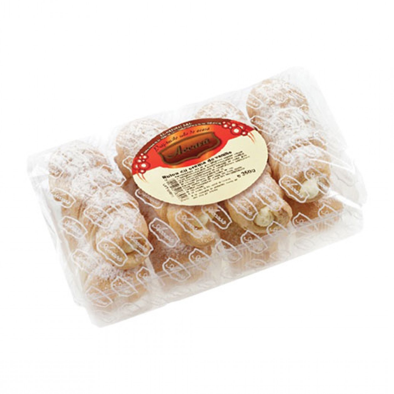 Accasa Puff Pastry Roll With Vanilla Cream 350g