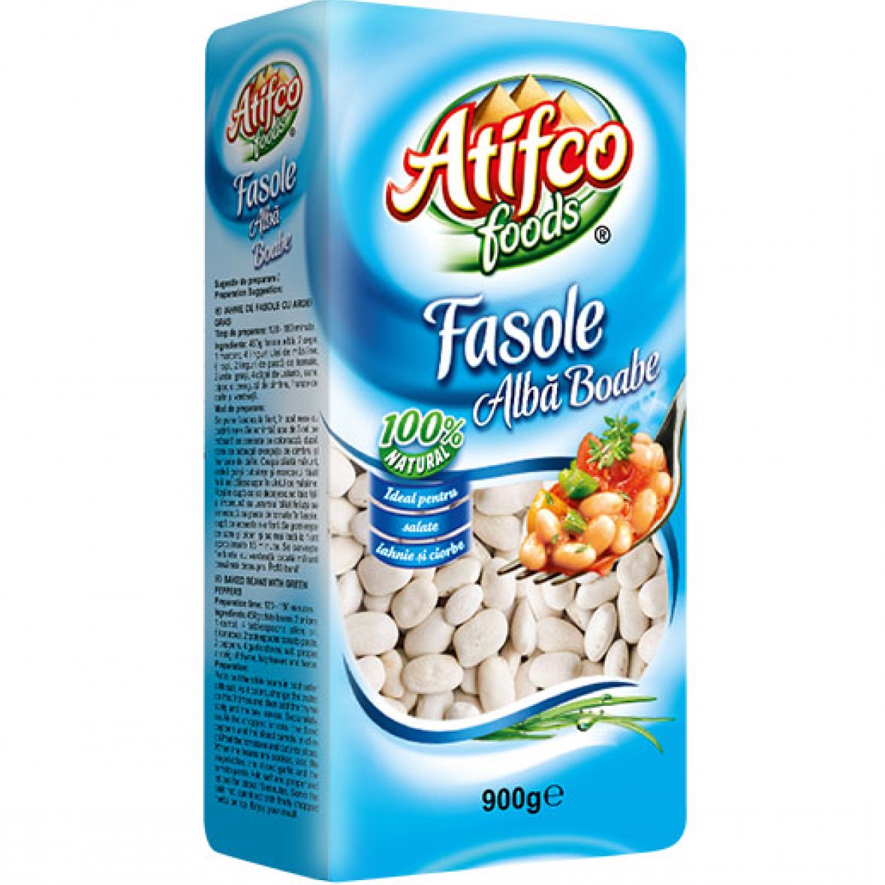 Atifco (Beans) Fasole Alba Boabe 900g