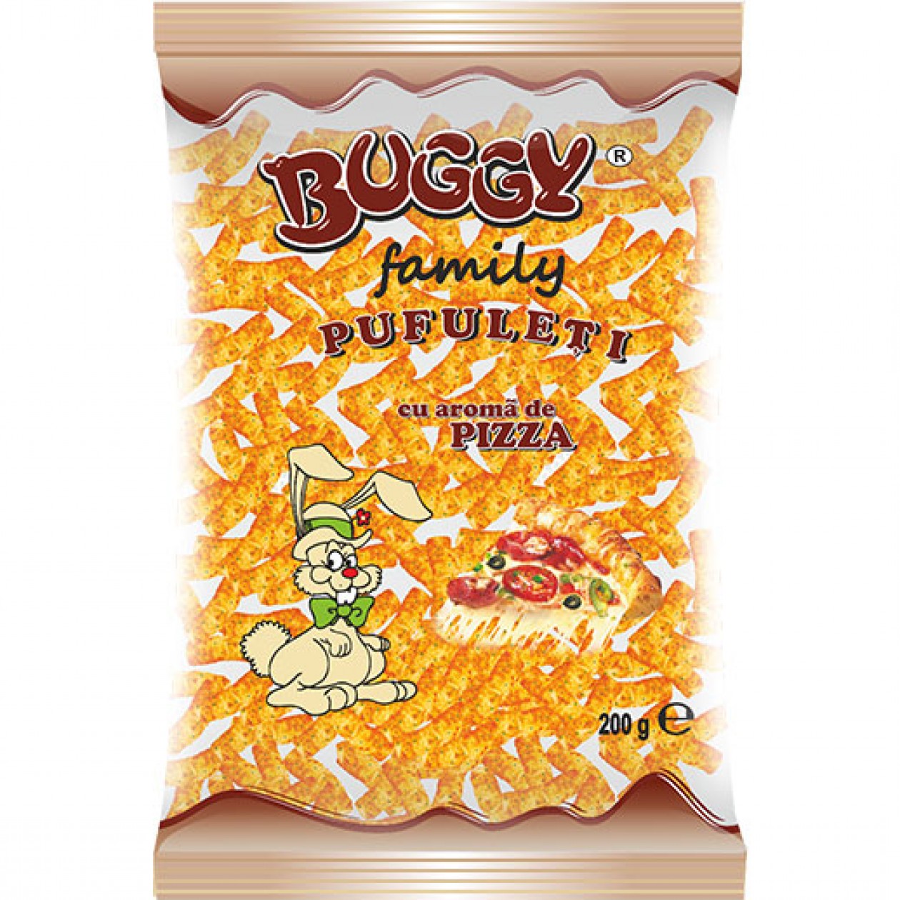 Buggy Family Corn Flips Pizza 200g