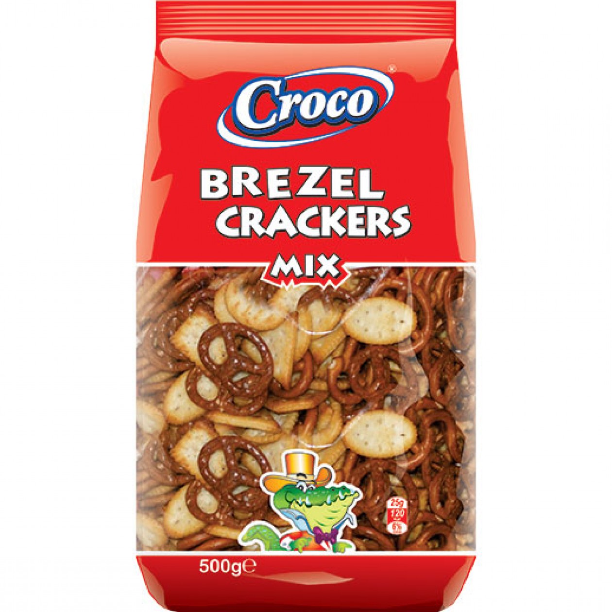 Croco Mix Crackers & Brezel 500g