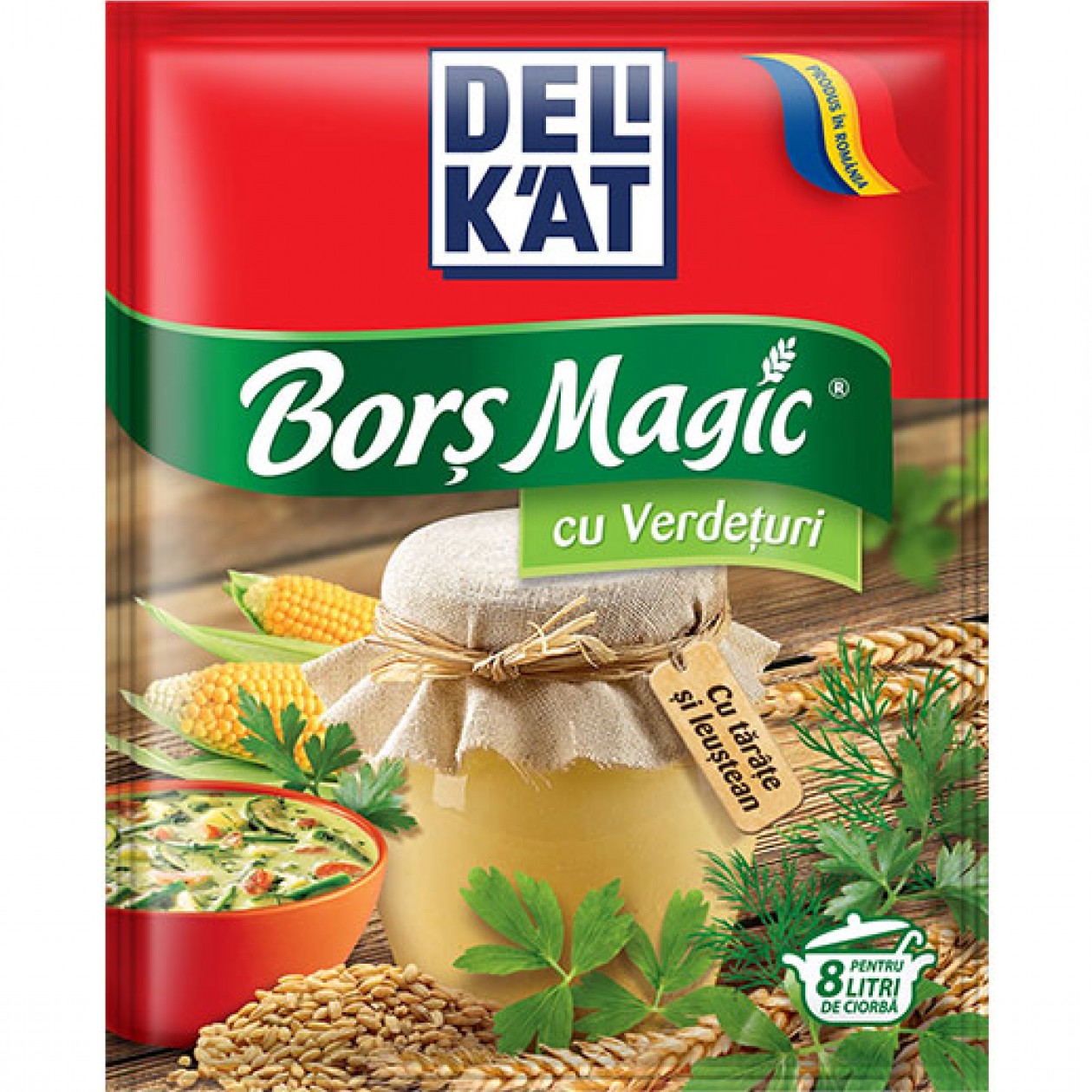 Delikat Bors Verdeturi - Magic Borsch with Greens 18 x 65g