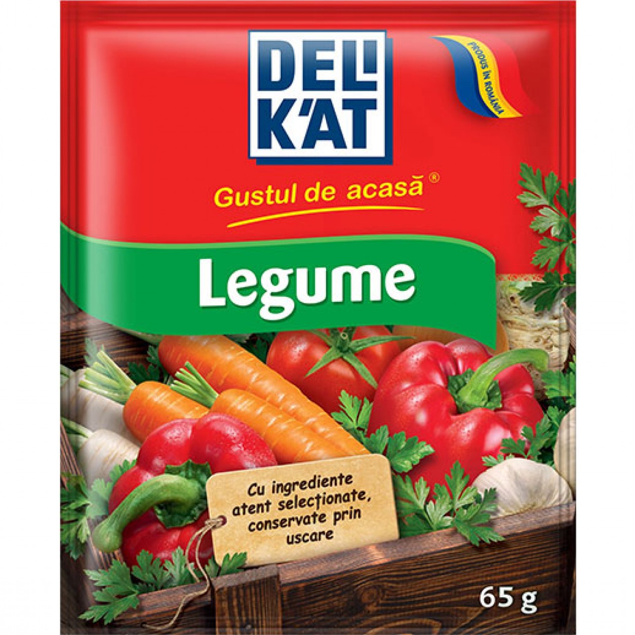 Delikat Bors Legume - Veg. Food Seas. 18 x 65g