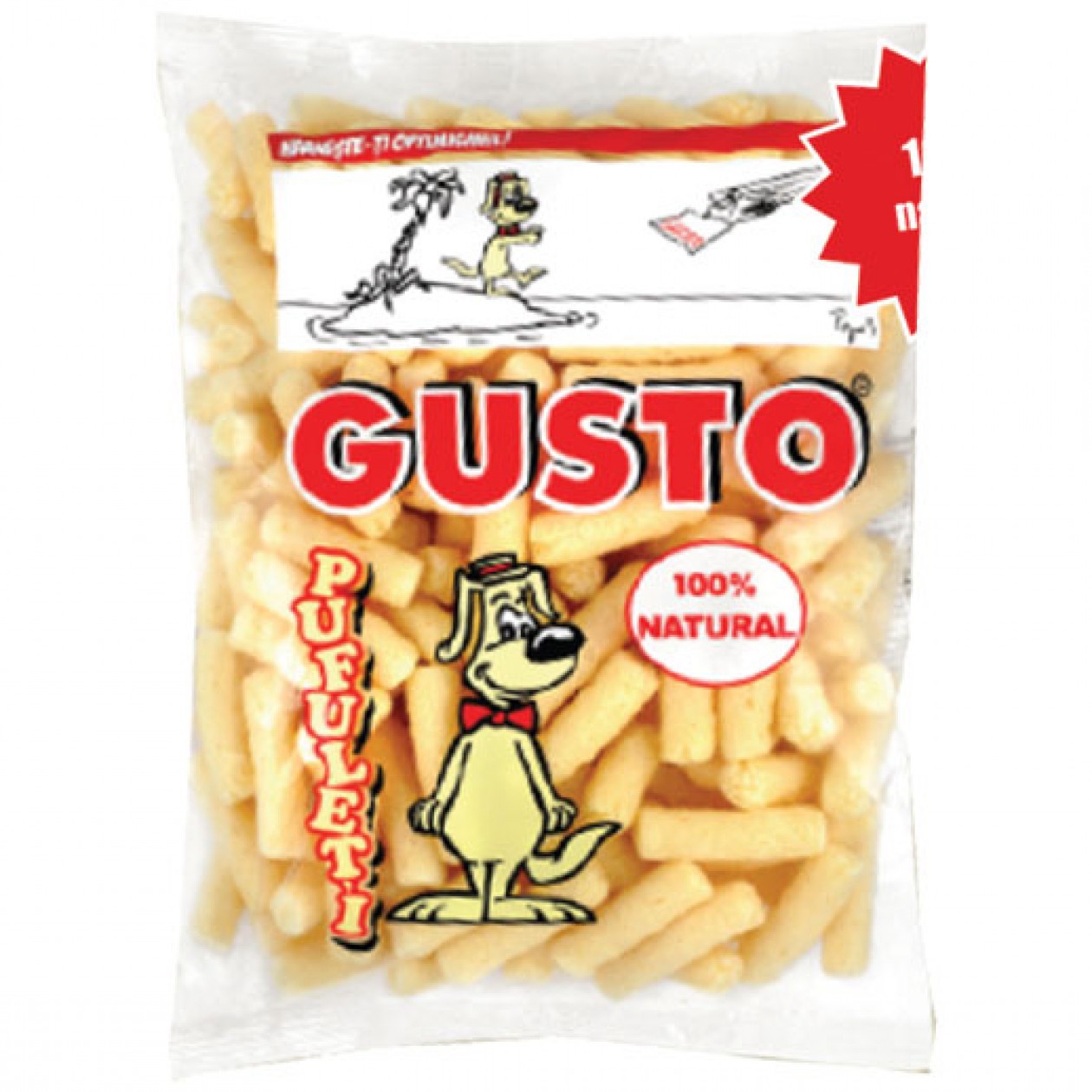 Gusto Snacks With Salt (Pufuleti) 50 x 45g