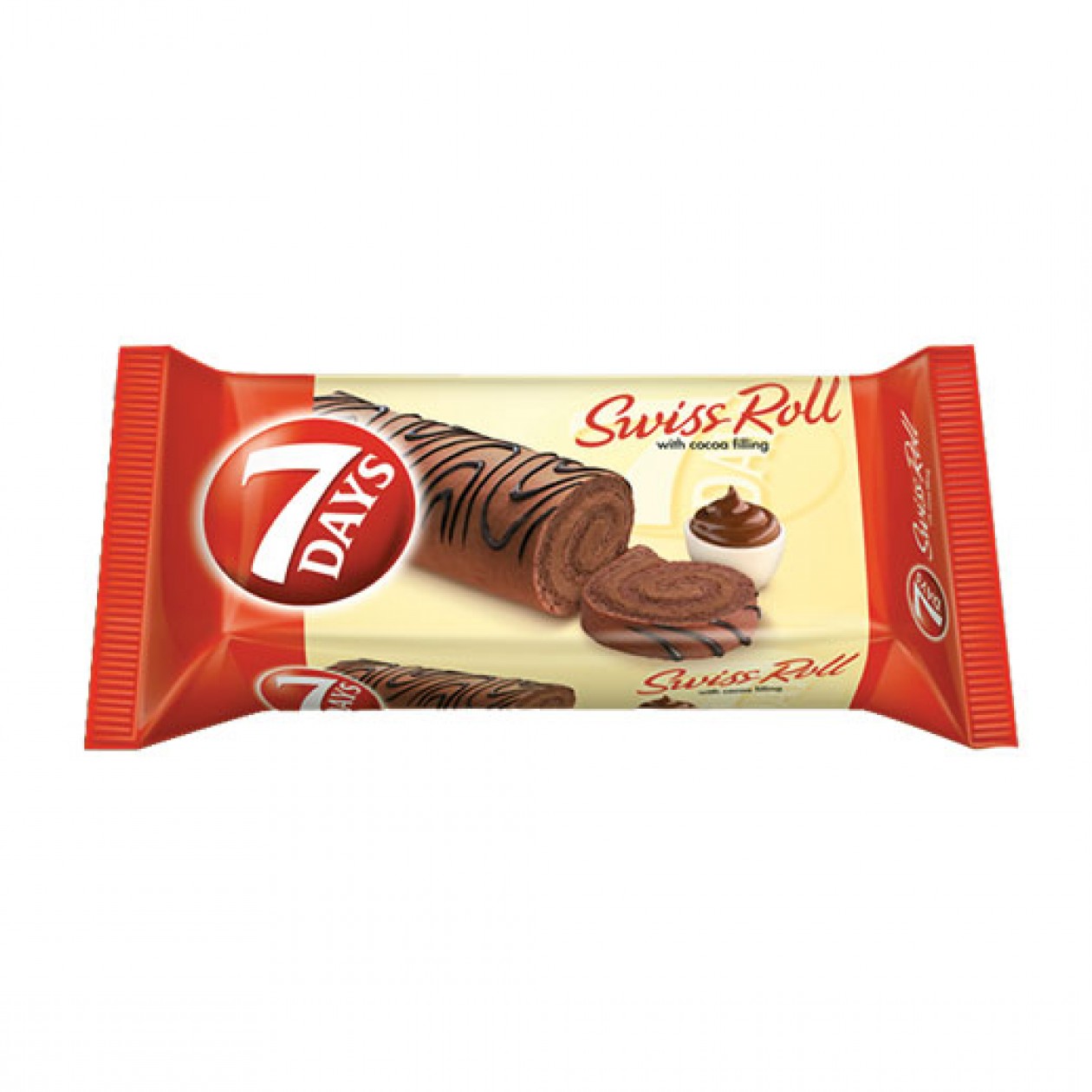 7 Days  Cocoa Swiss Roll 200gx10