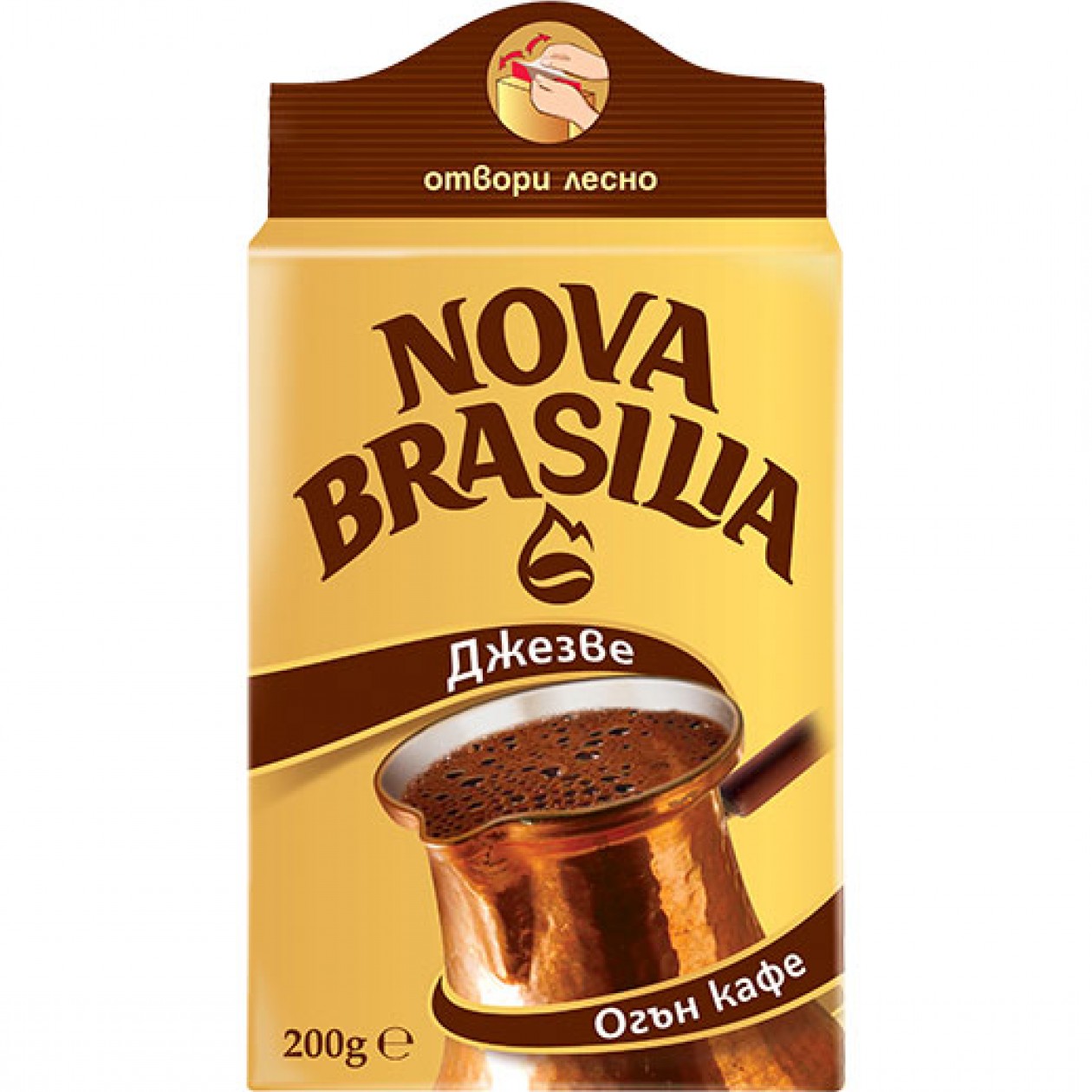 Coffee Nova Brazilia (Grinded Jezve Brown) 200g