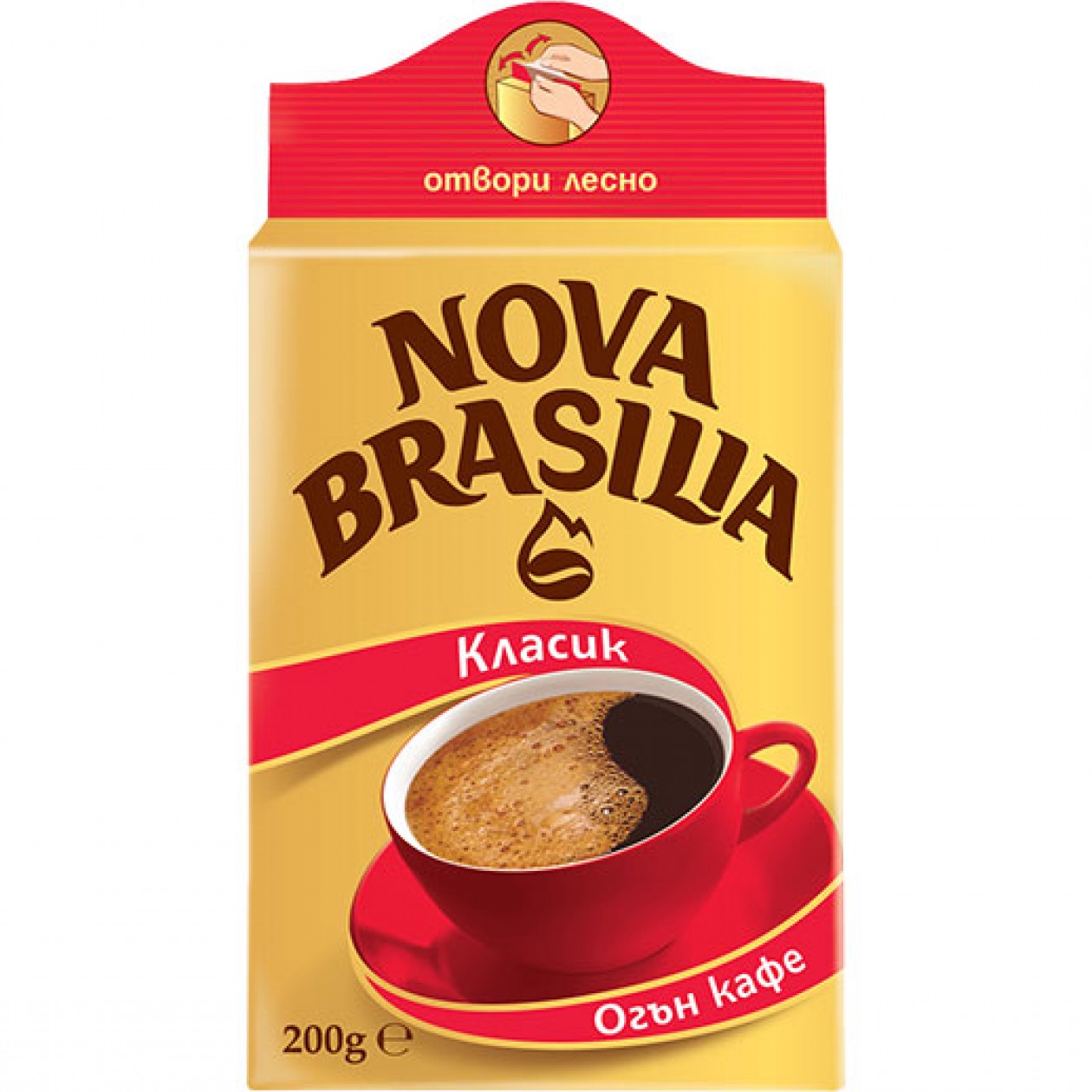 Coffee Nova Brazilia (Grinded Red) 200g