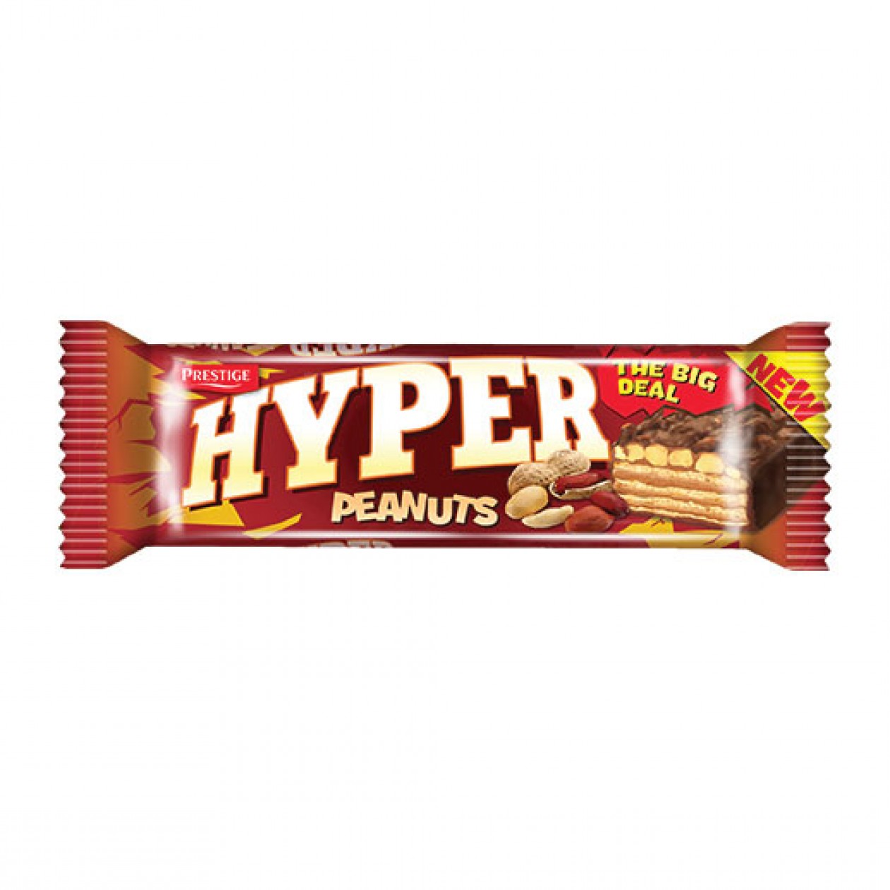 Prestige Wafer Hyper Coated with Peanuts 20 x 64g