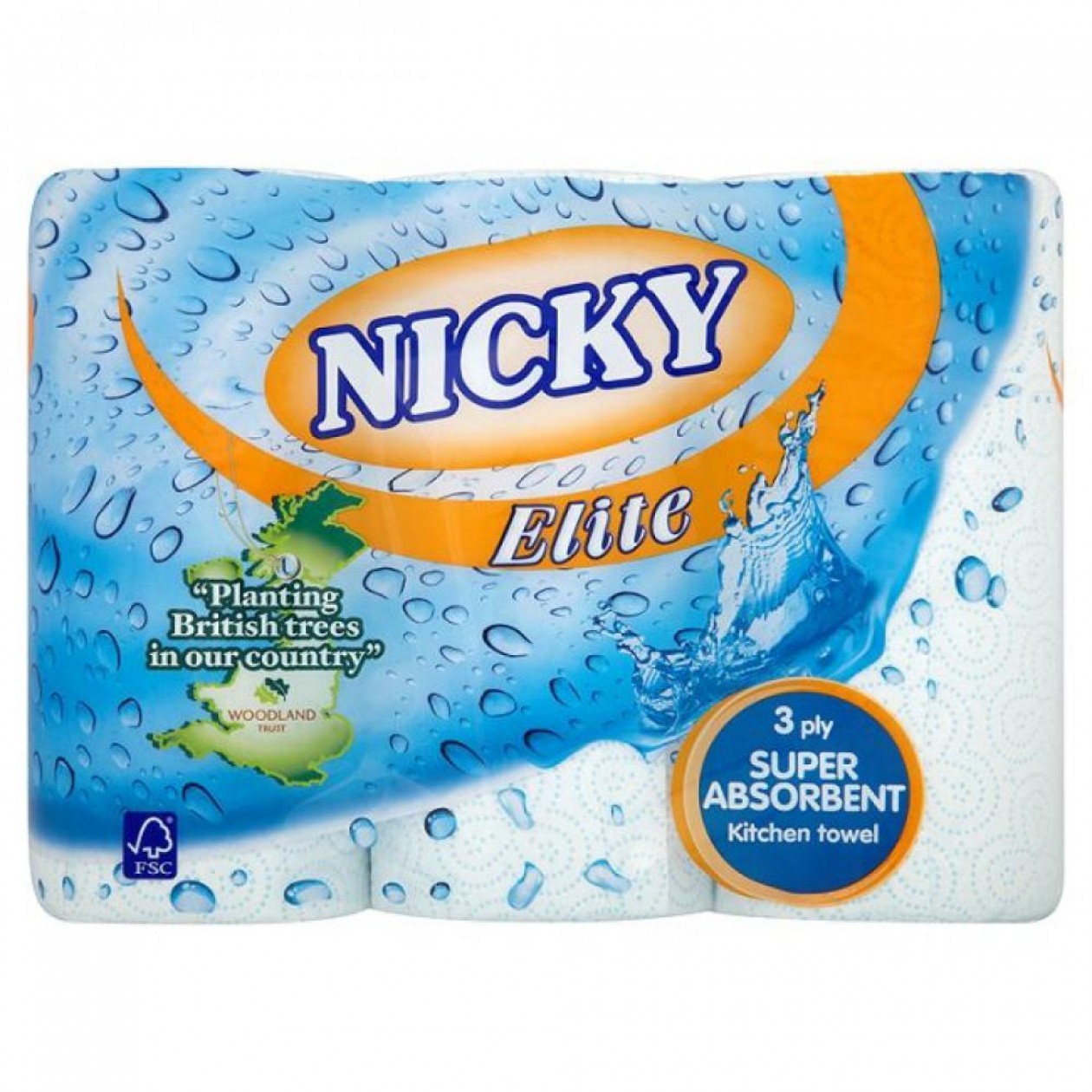 Nicky Elite Kitchen Towel 3 Rolls 3 Plies