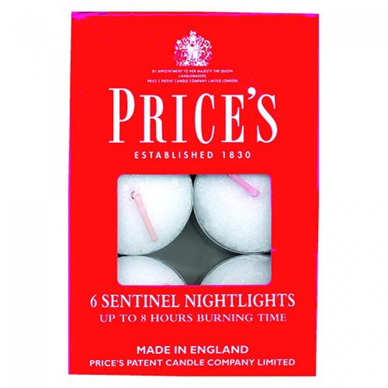 Prices Sentinel Nightlights (pack of 6x8)