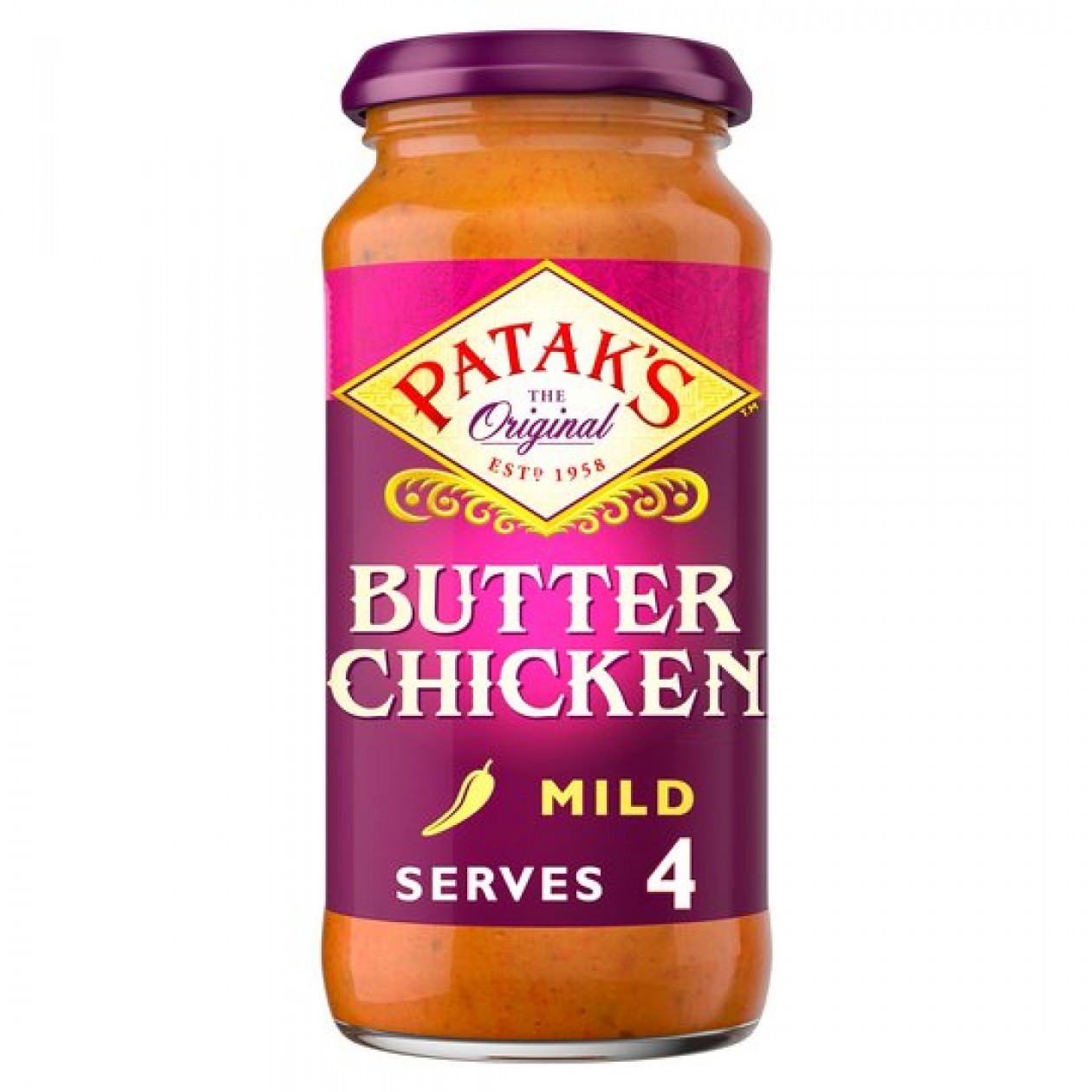 Pataks Butter Chicken Cooking Sauce 6X450G