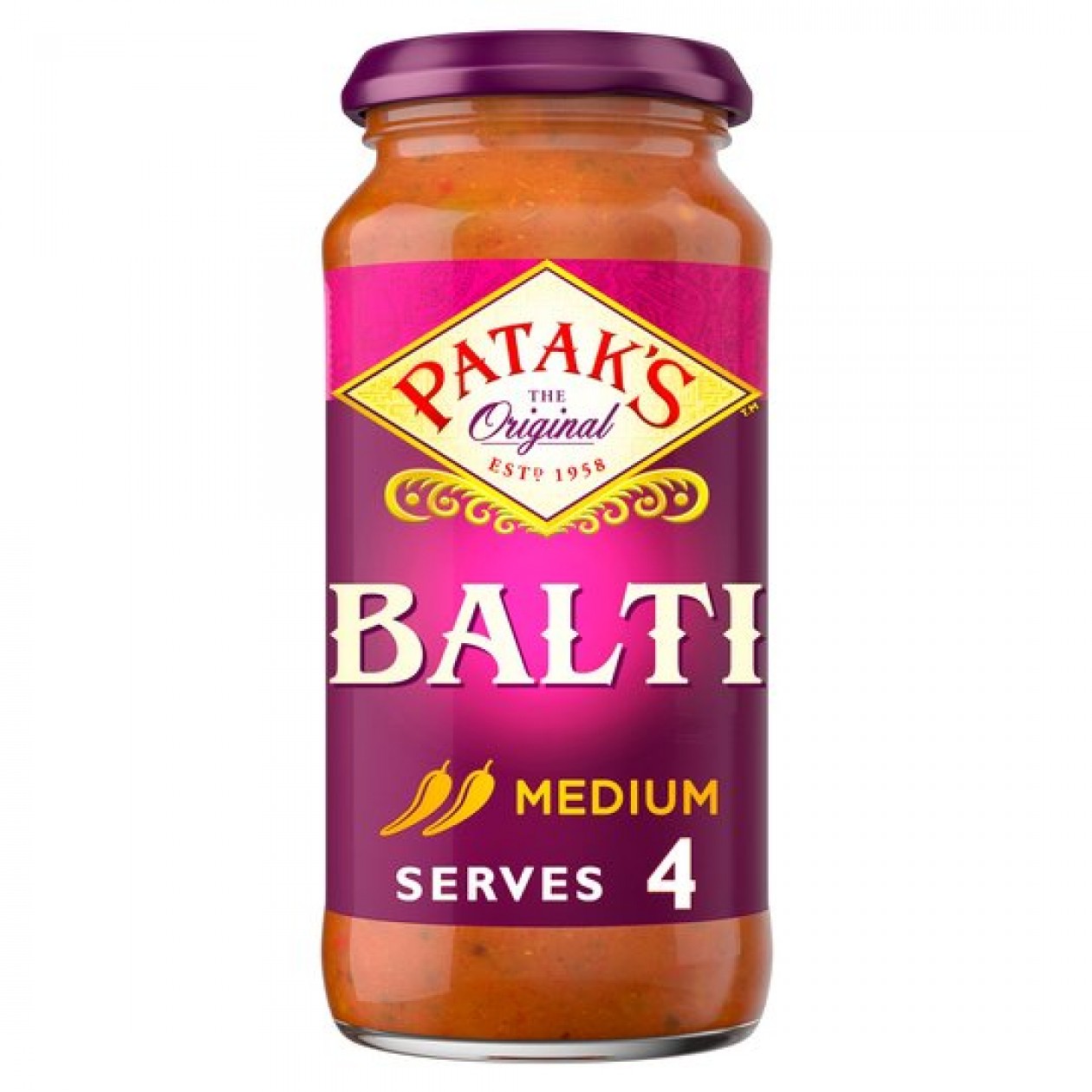 Patak's Medium Balti Cooking Sauce 6X450G